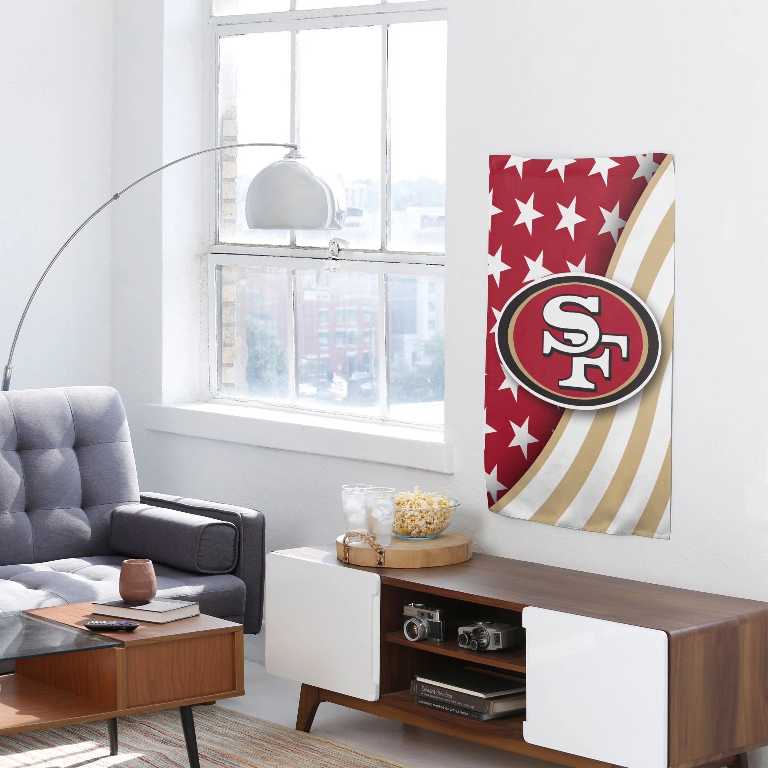 San Francisco 49ers NFL Americana Vertical Flag - Image 4