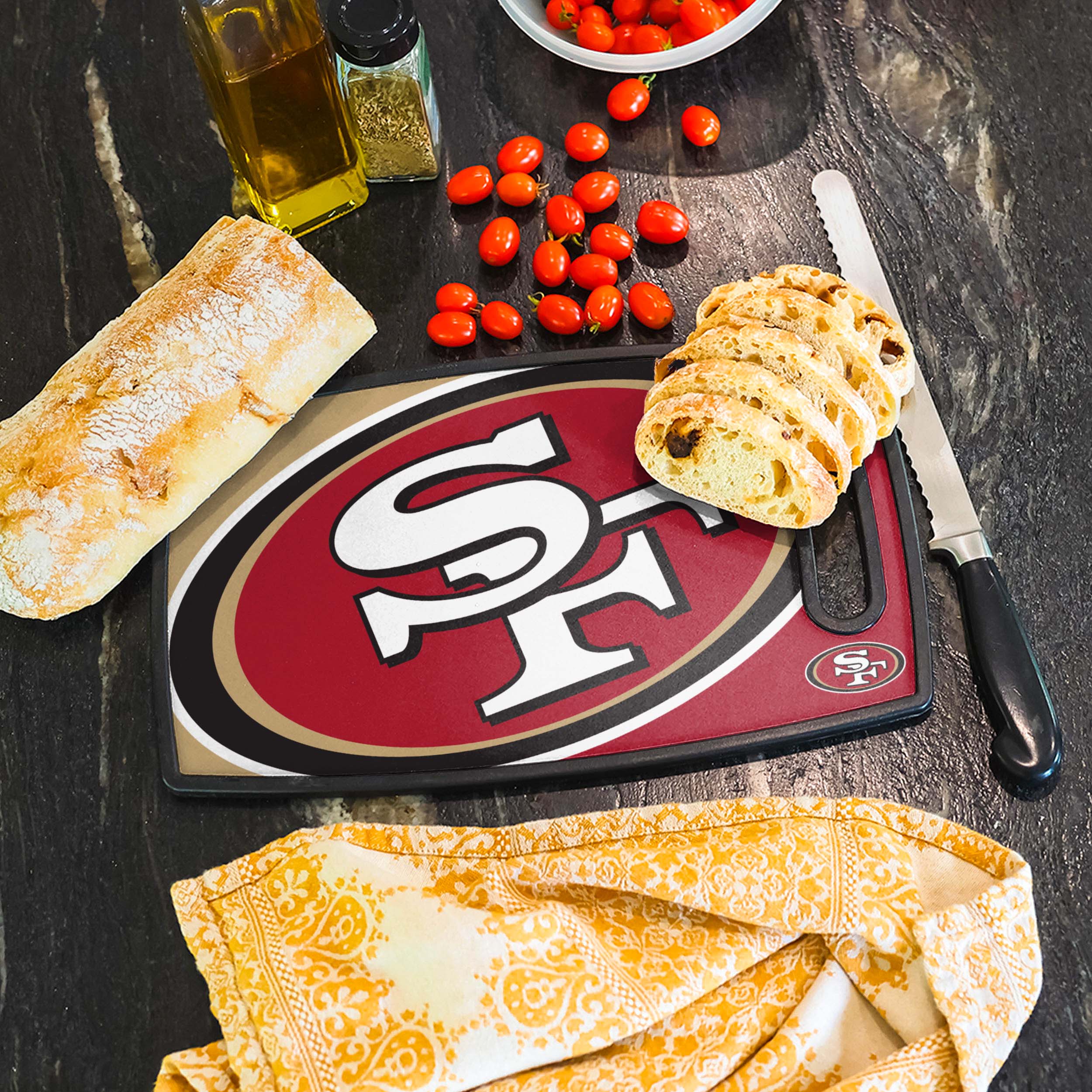 San Francisco 49ers NFL Big Logo Cutting Board - Image 2