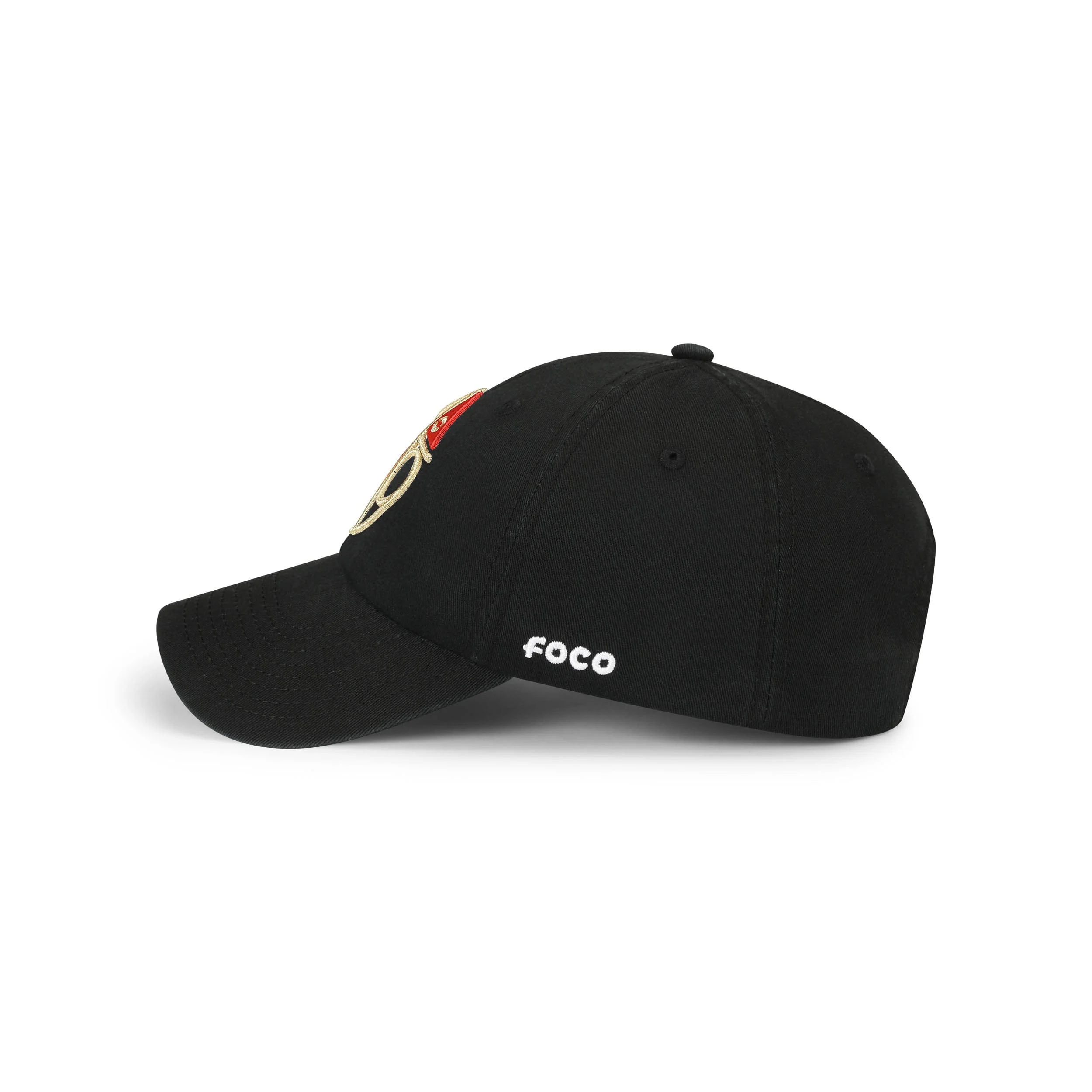 San Francisco 49ers NFL Black Retro Logo Casual Cap - Image 2