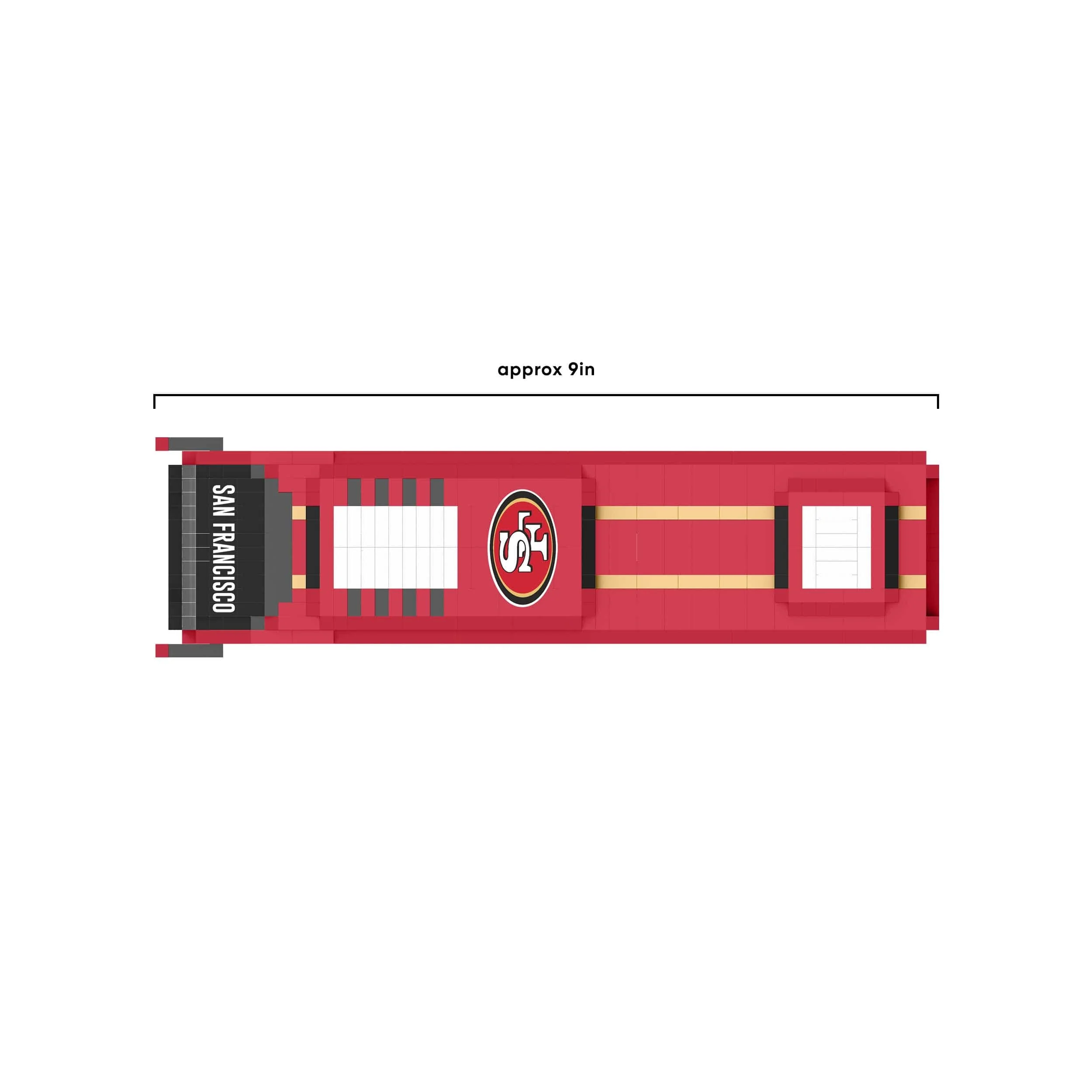 San Francisco 49ers NFL BRXLZ Bus - Image 4