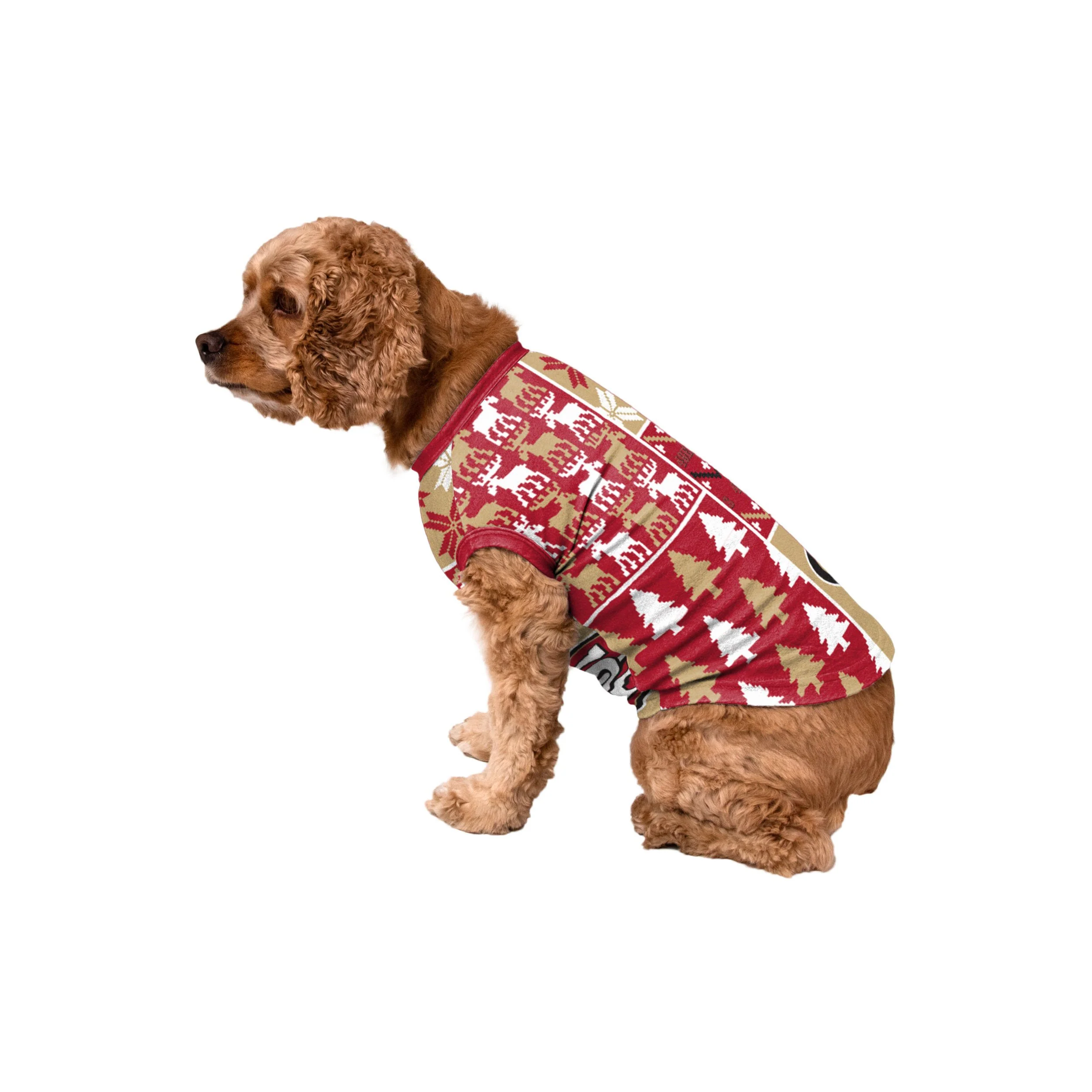 San Francisco 49ers NFL Busy Block Family Holiday Pajamas - Image 7
