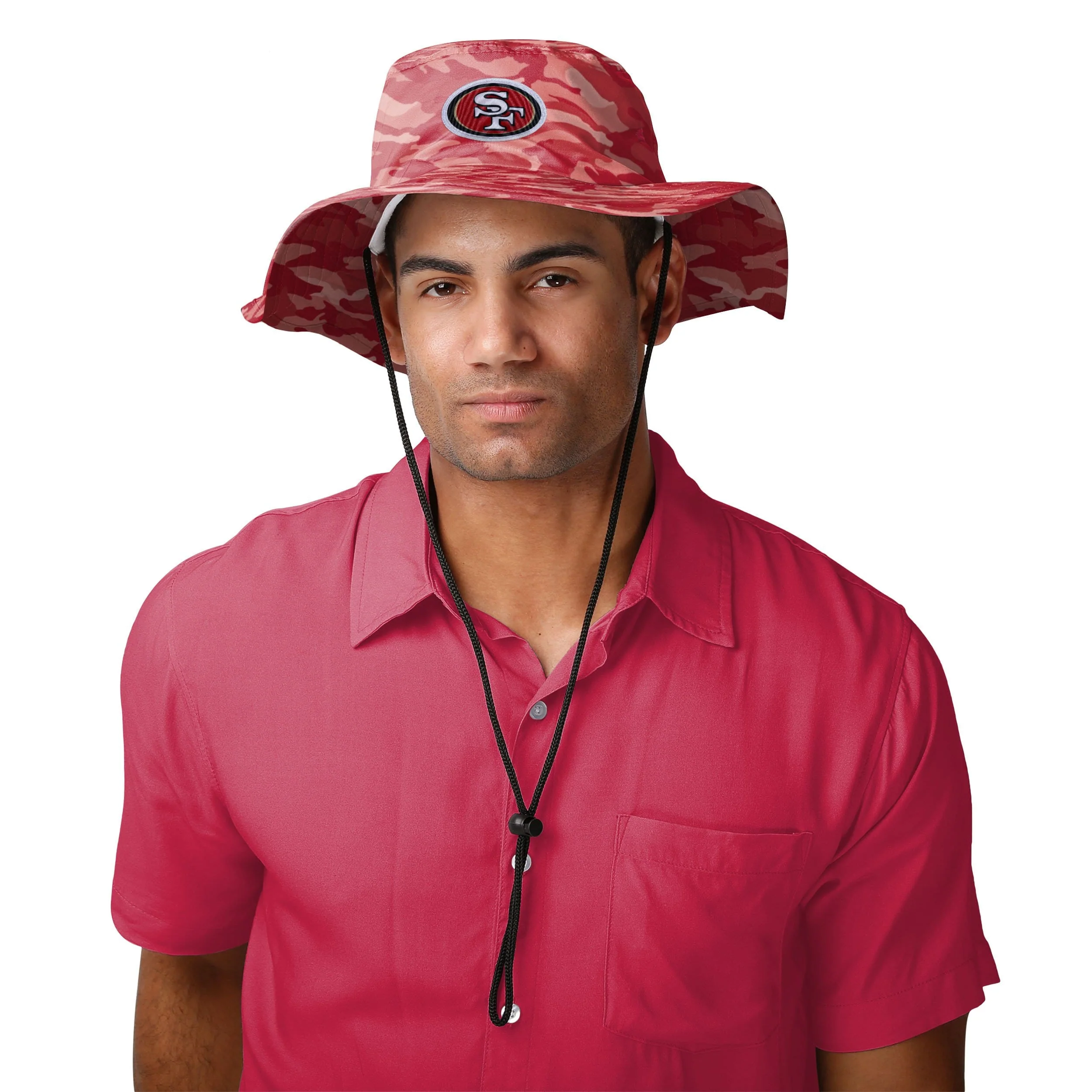 San Francisco 49ers NFL Camo Boonie Hat - Image 2