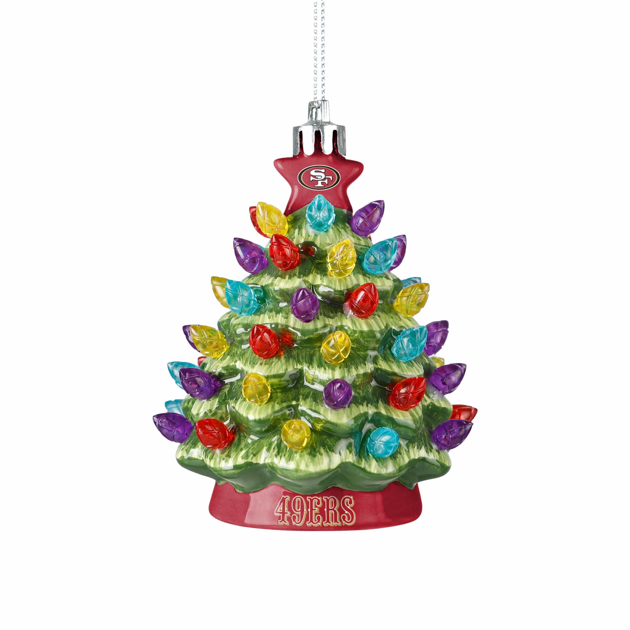 San Francisco 49ers NFL Ceramic Tree Ornament