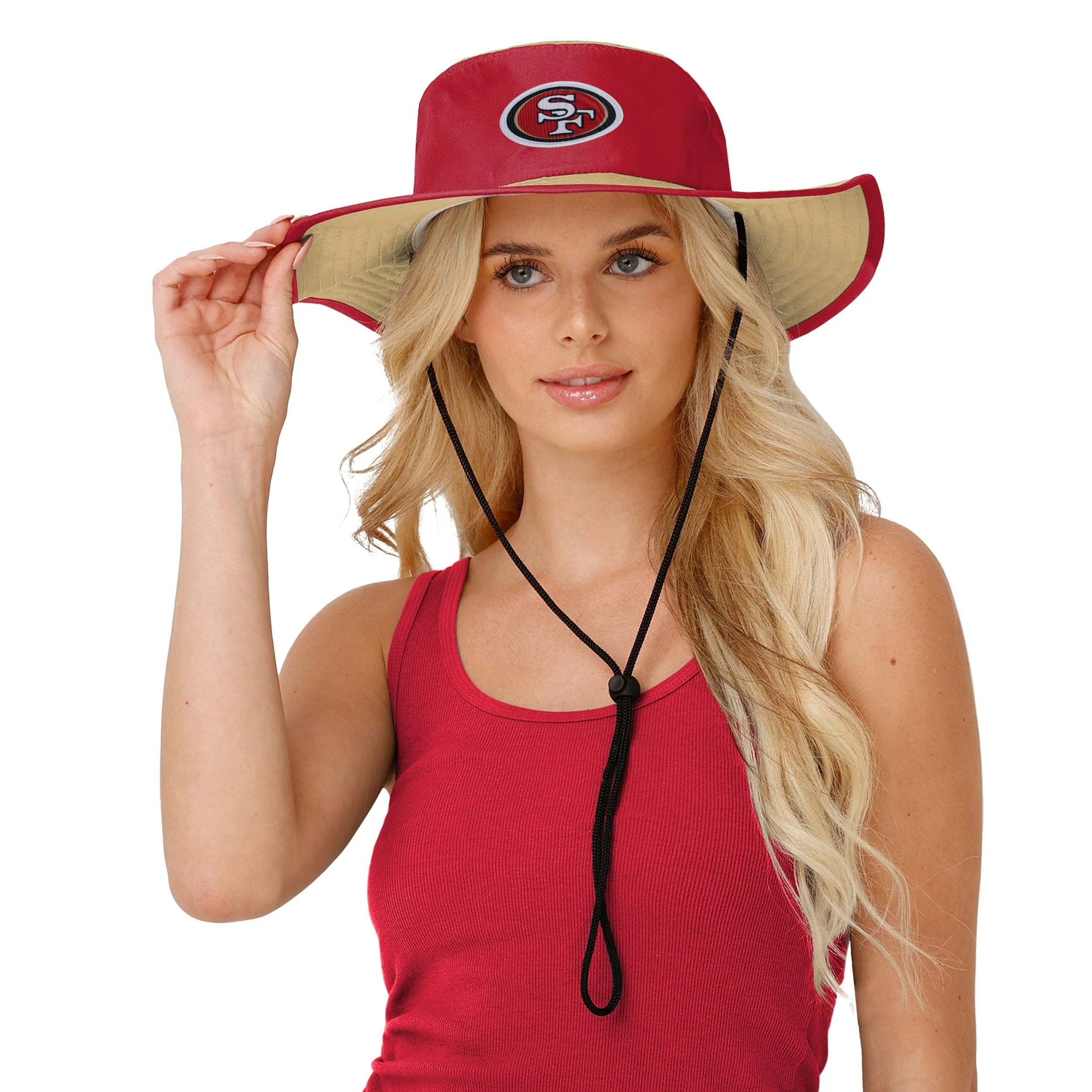San Francisco 49ers NFL Colorblock Boonie Hat - Image 2