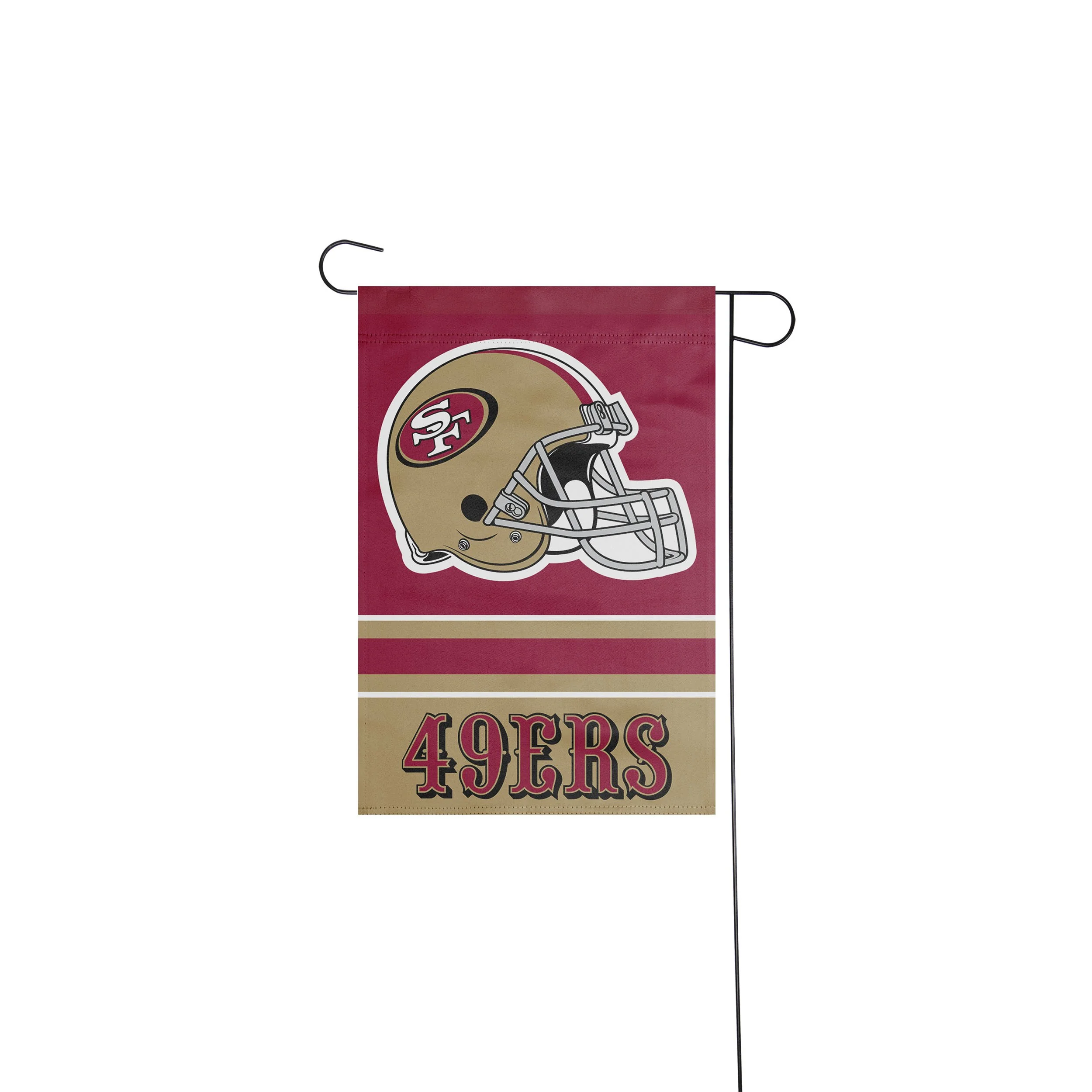 San Francisco 49ers NFL Colorblock Helmet Garden Flag - Image 2