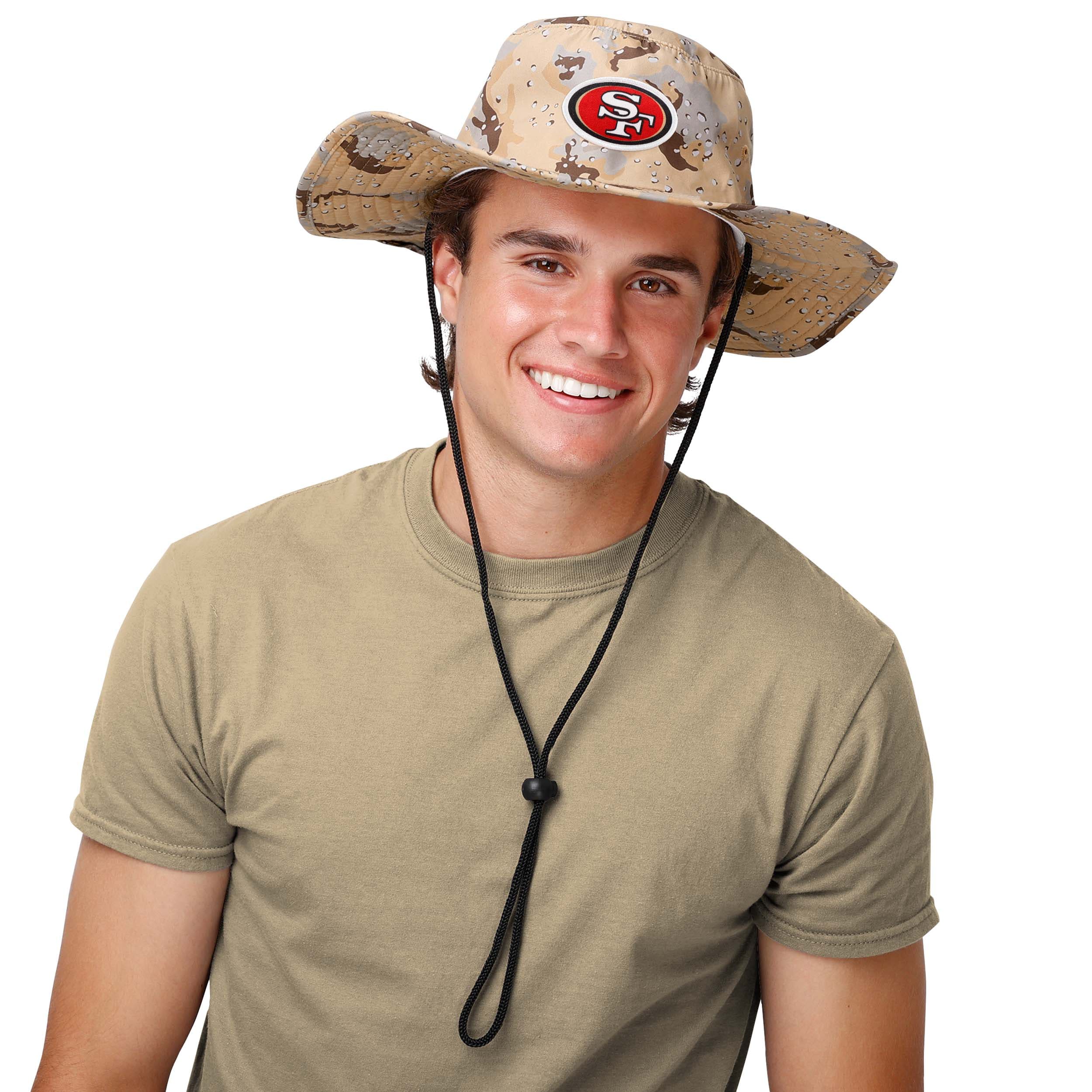 San Francisco 49ers NFL Dark Desert Camo Boonie Hat - Image 2