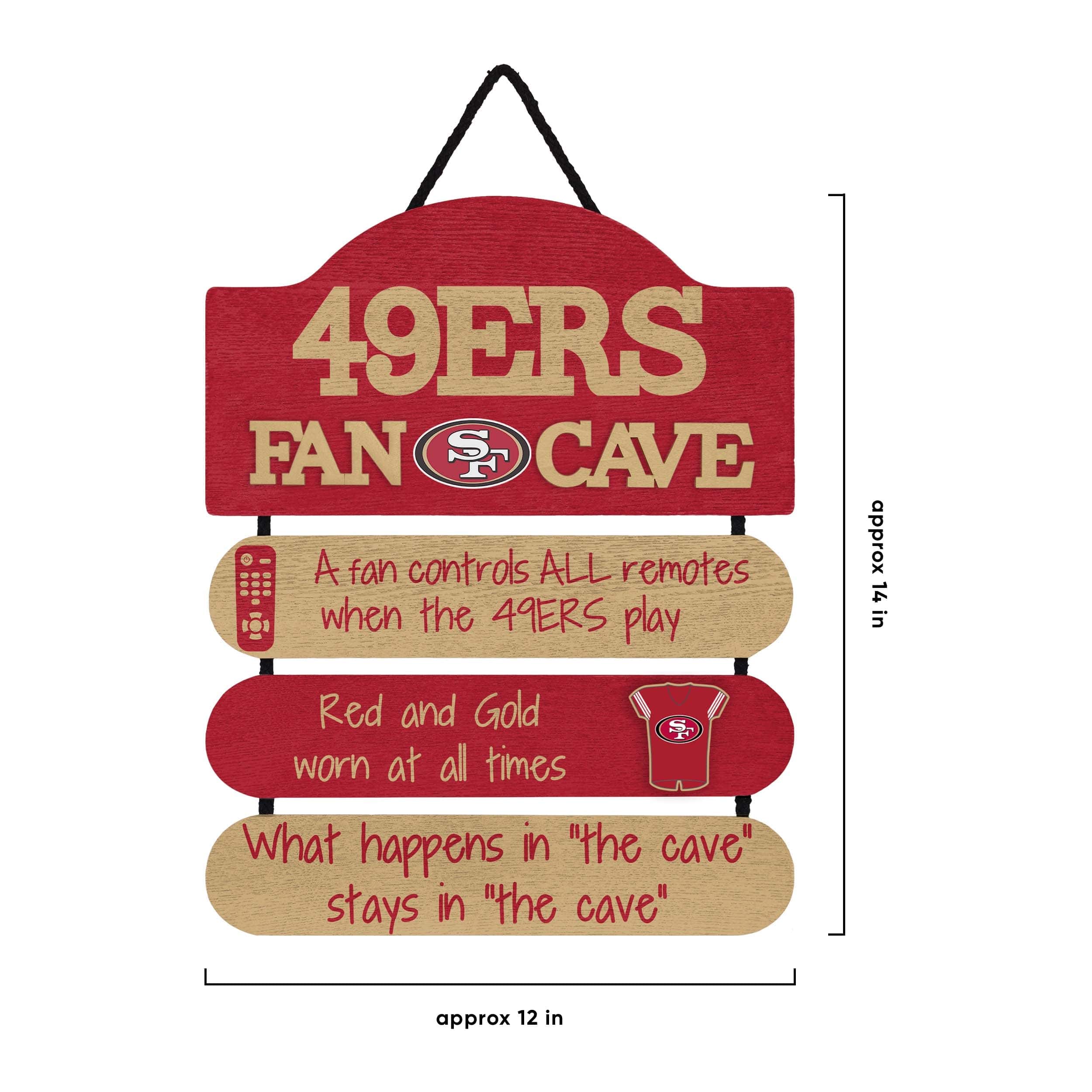 San Francisco 49ers NFL Fancave Sign - Image 3