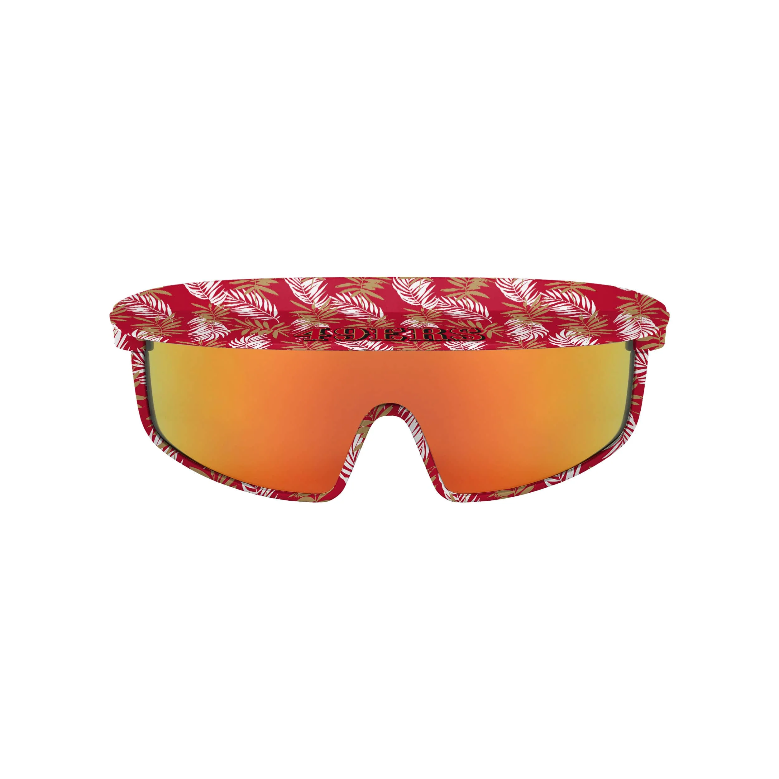 San Francisco 49ers NFL Floral Visor Sunglasses - Image 2