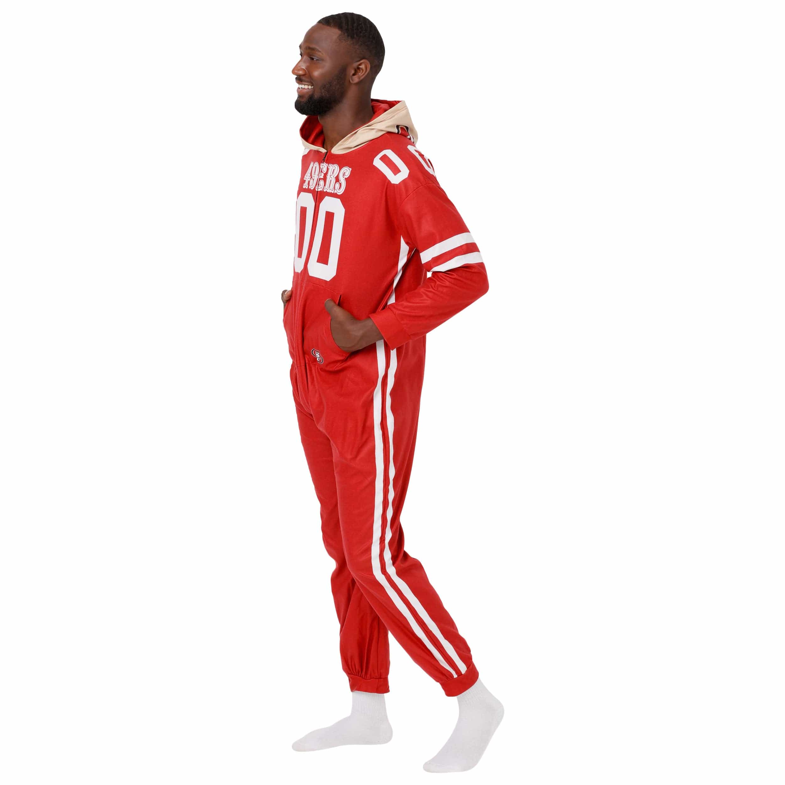 San Francisco 49ers NFL Gameday Ready One Piece Pajamas - Image 3