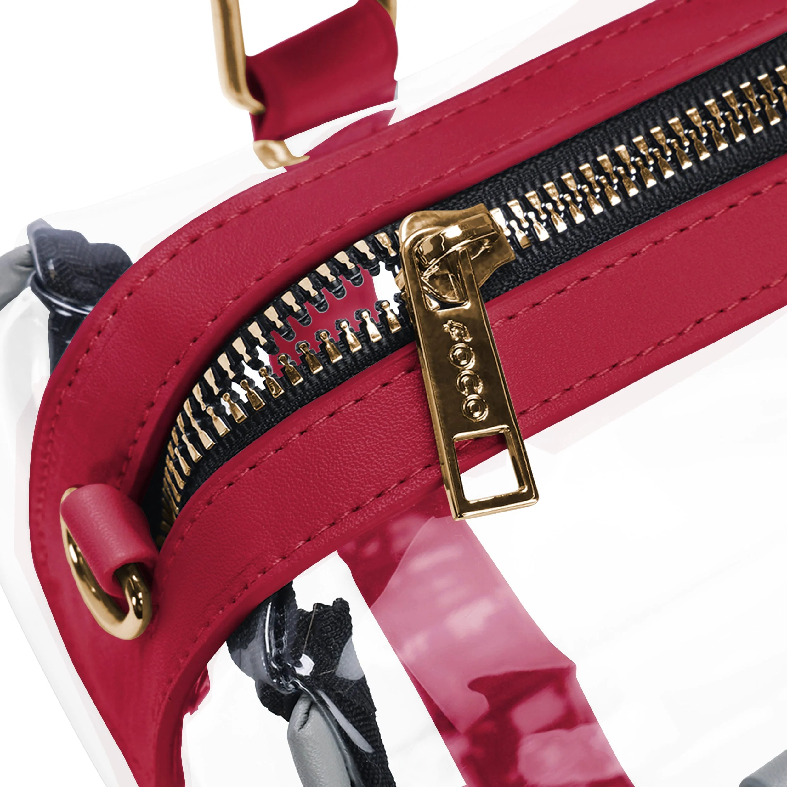 San Francisco 49ers NFL Hello Kitty® Clear Barrel Bag - (PREORDER - SHIPS MID JULY) - Image 4
