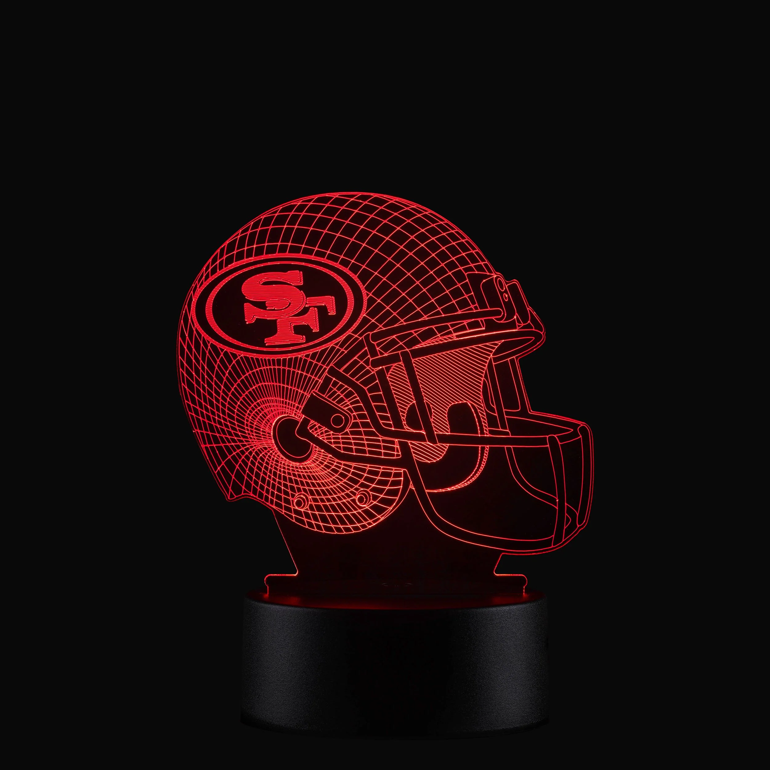San Francisco 49ers NFL Helmet Desk Light - Image 3