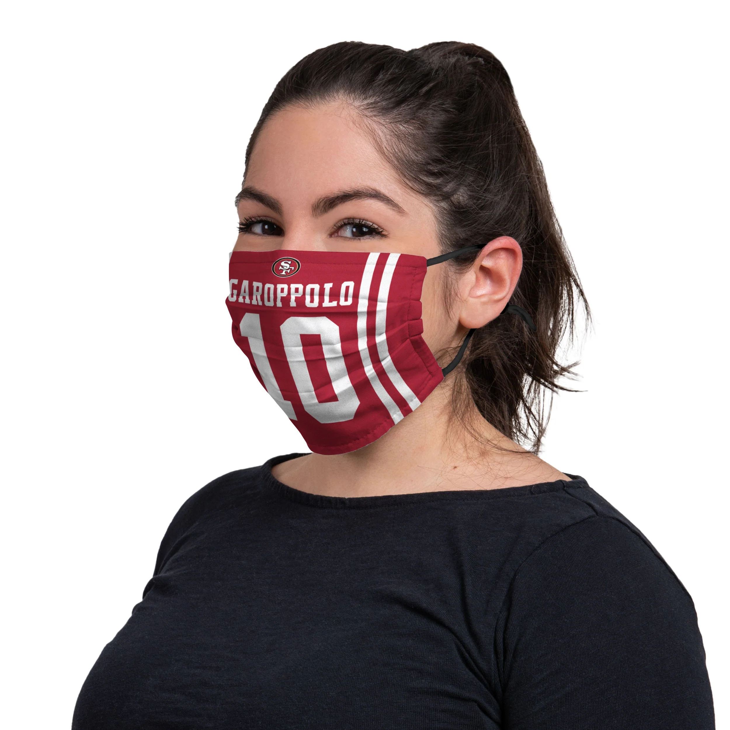 San Francisco 49ers NFL Jimmy Garoppolo Adjustable Face Cover - Image 3