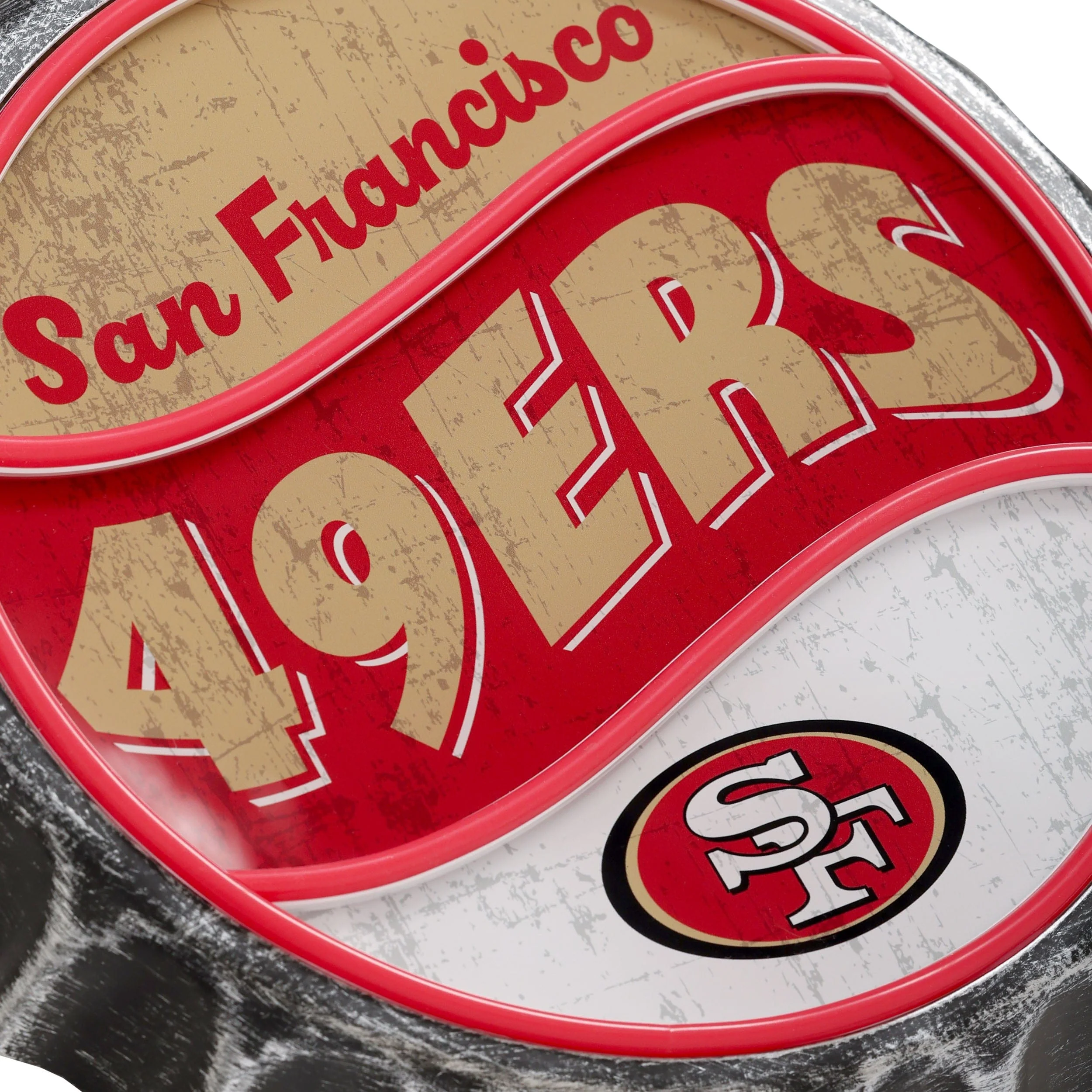 San Francisco 49ers NFL LED Neon Backlit Bottle Cap Wall Sign - Image 4