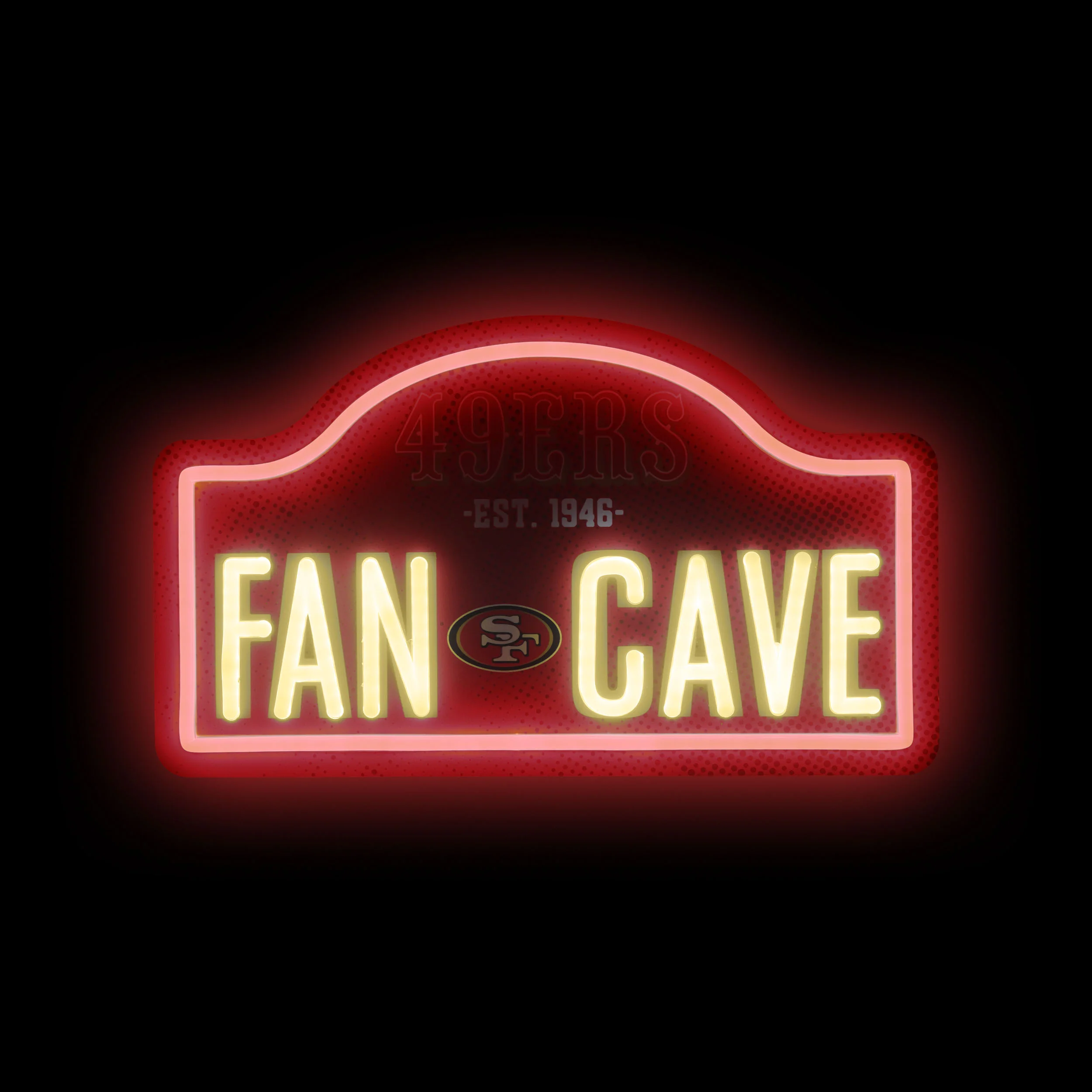 San Francisco 49ers NFL LED Neon Fancave Sign - Image 2