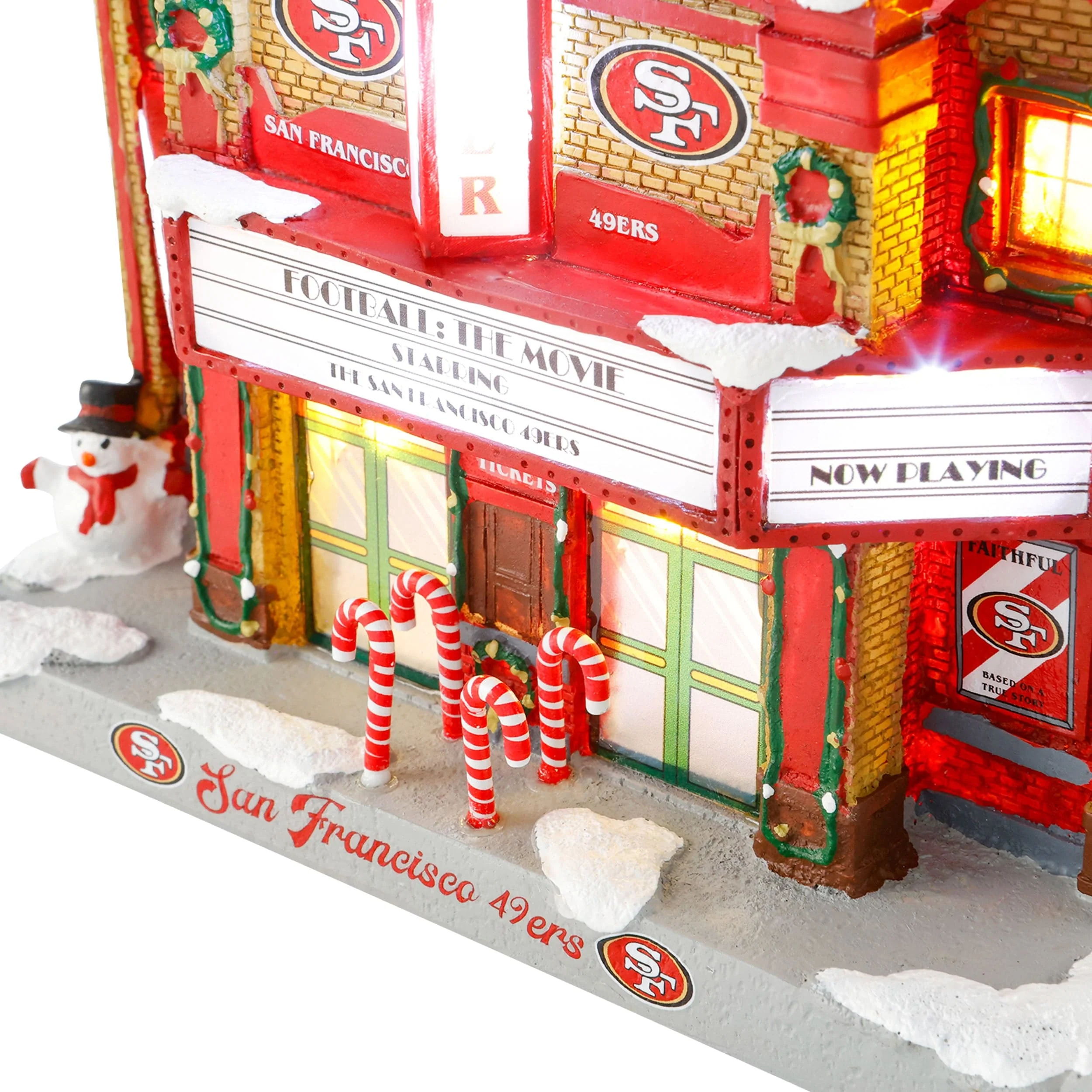 San Francisco 49ers NFL Light Up Resin Team Theater - Image 2