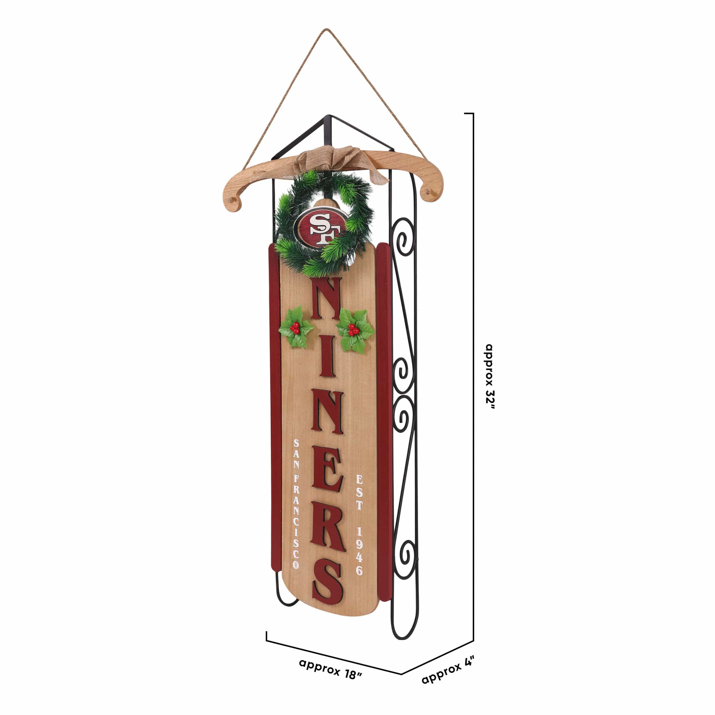 San Francisco 49ers NFL Light Up Sled - Image 3