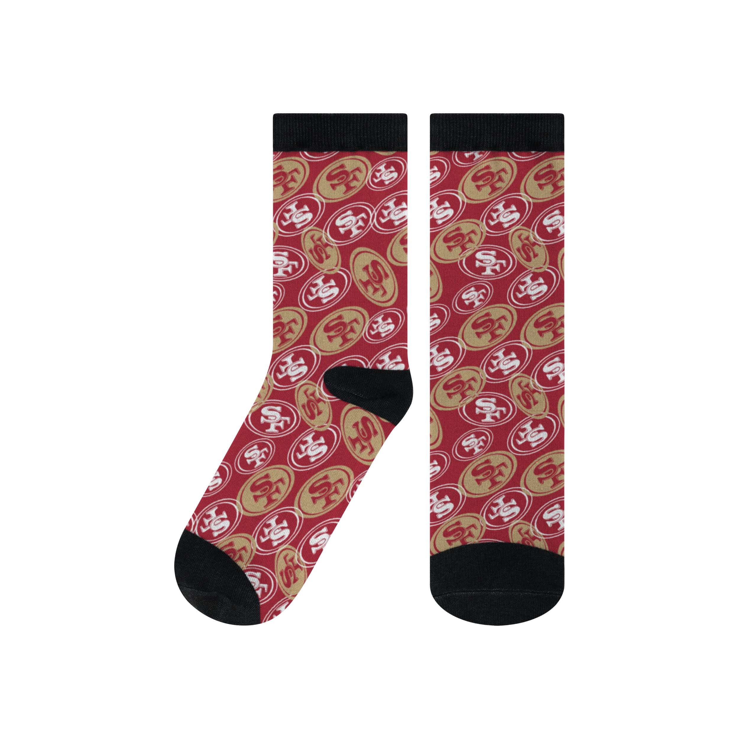 San Francisco 49ers NFL Logo Blast Socks - Image 2