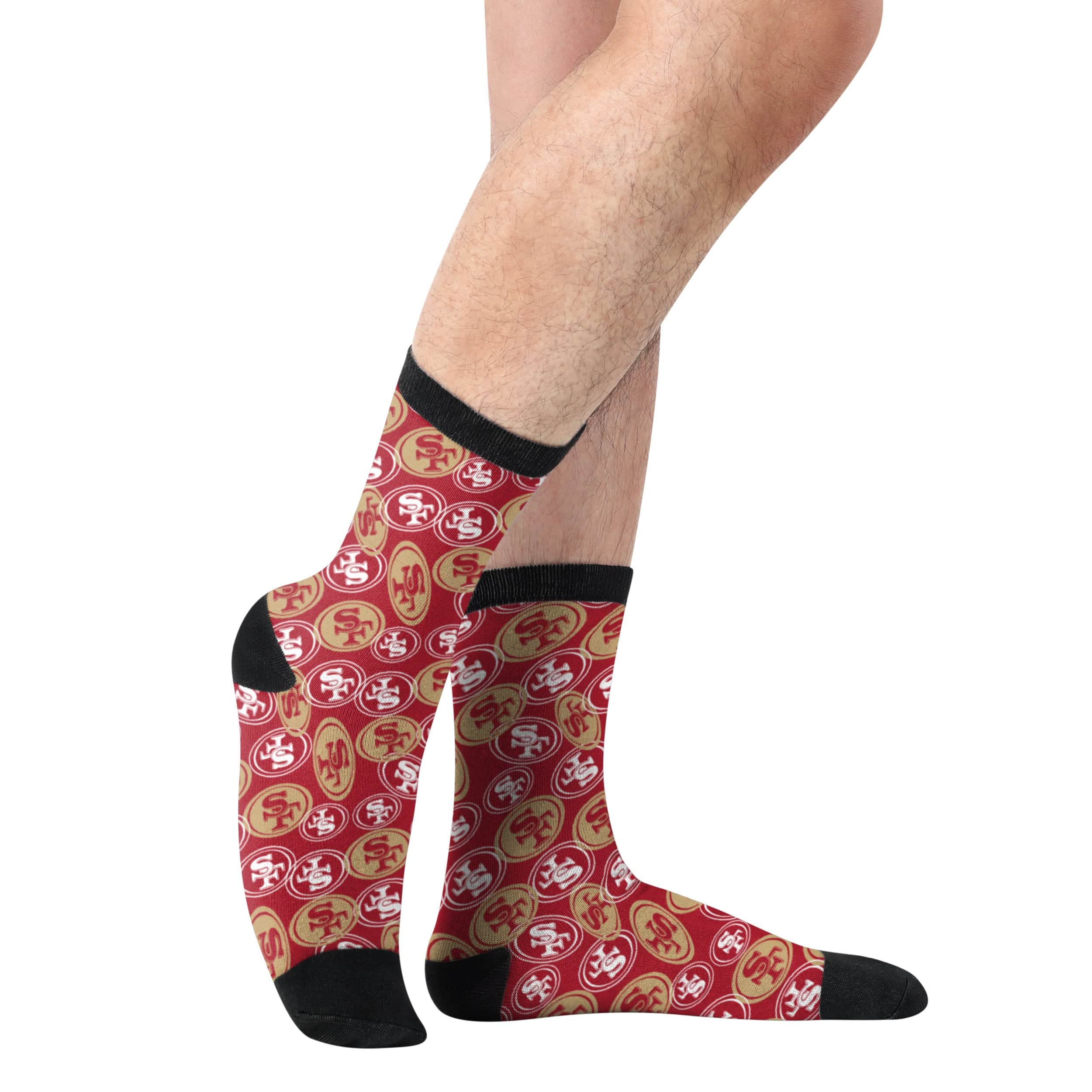 San Francisco 49ers NFL Logo Blast Socks - Image 3