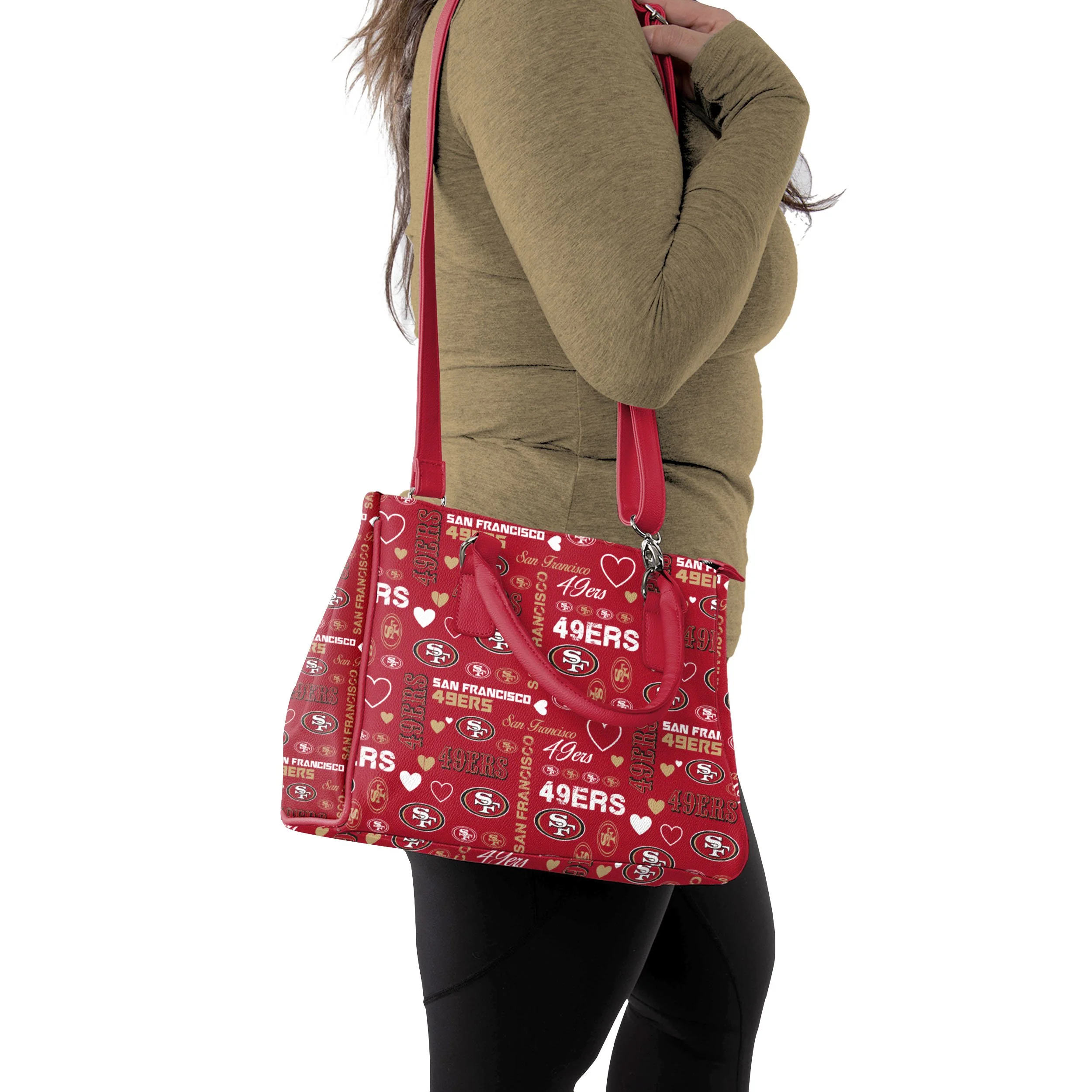 San Francisco 49ers NFL Logo Love Purse - Image 2