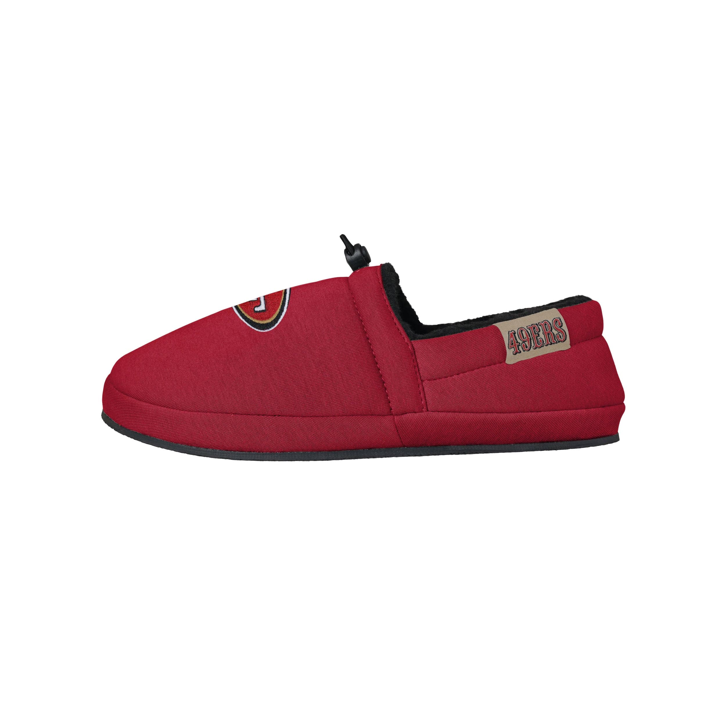 San Francisco 49ers NFL Mens Big Logo Athletic Moccasin Slippers - Image 2