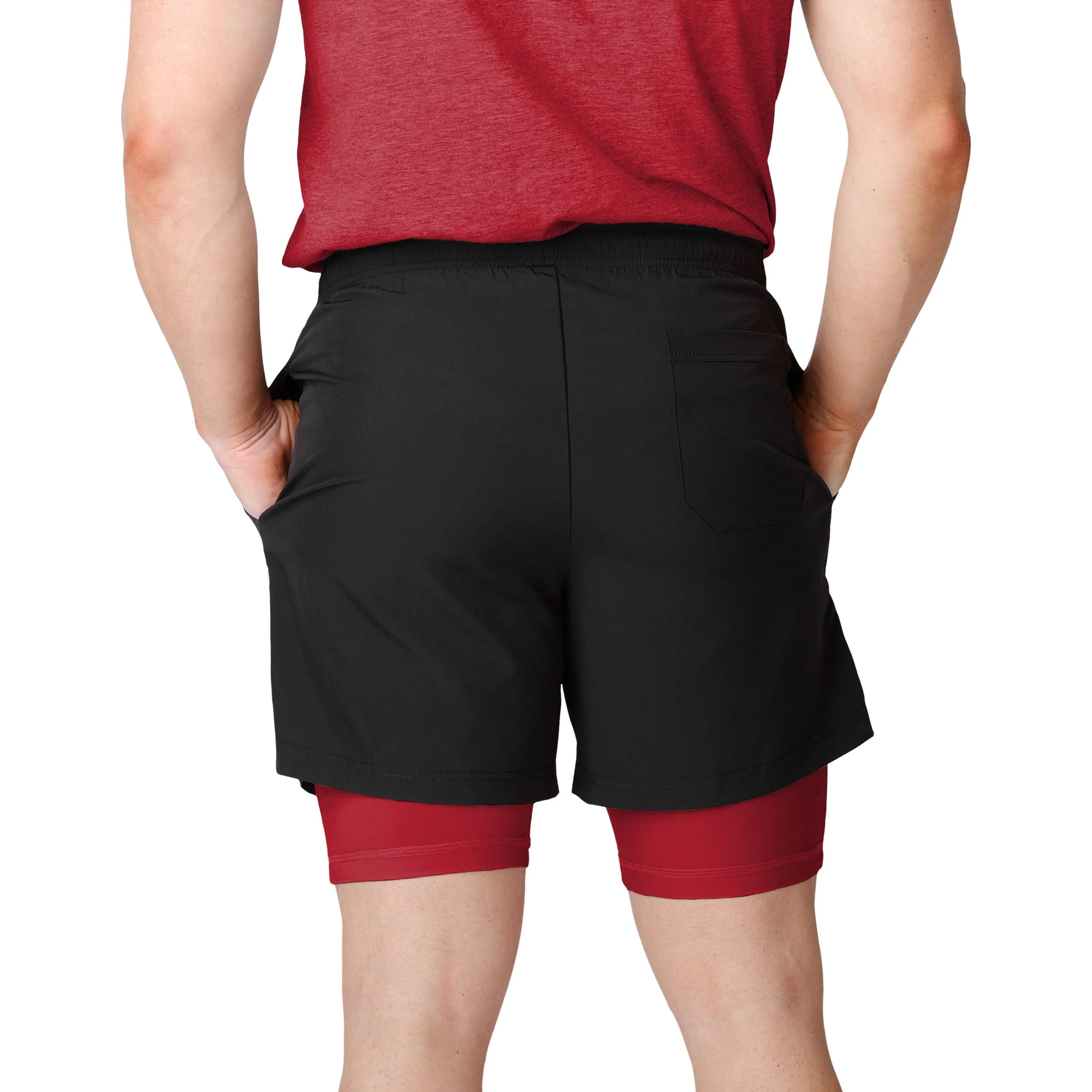 San Francisco 49ers NFL Mens Black Team Color Lining Shorts - Image 3