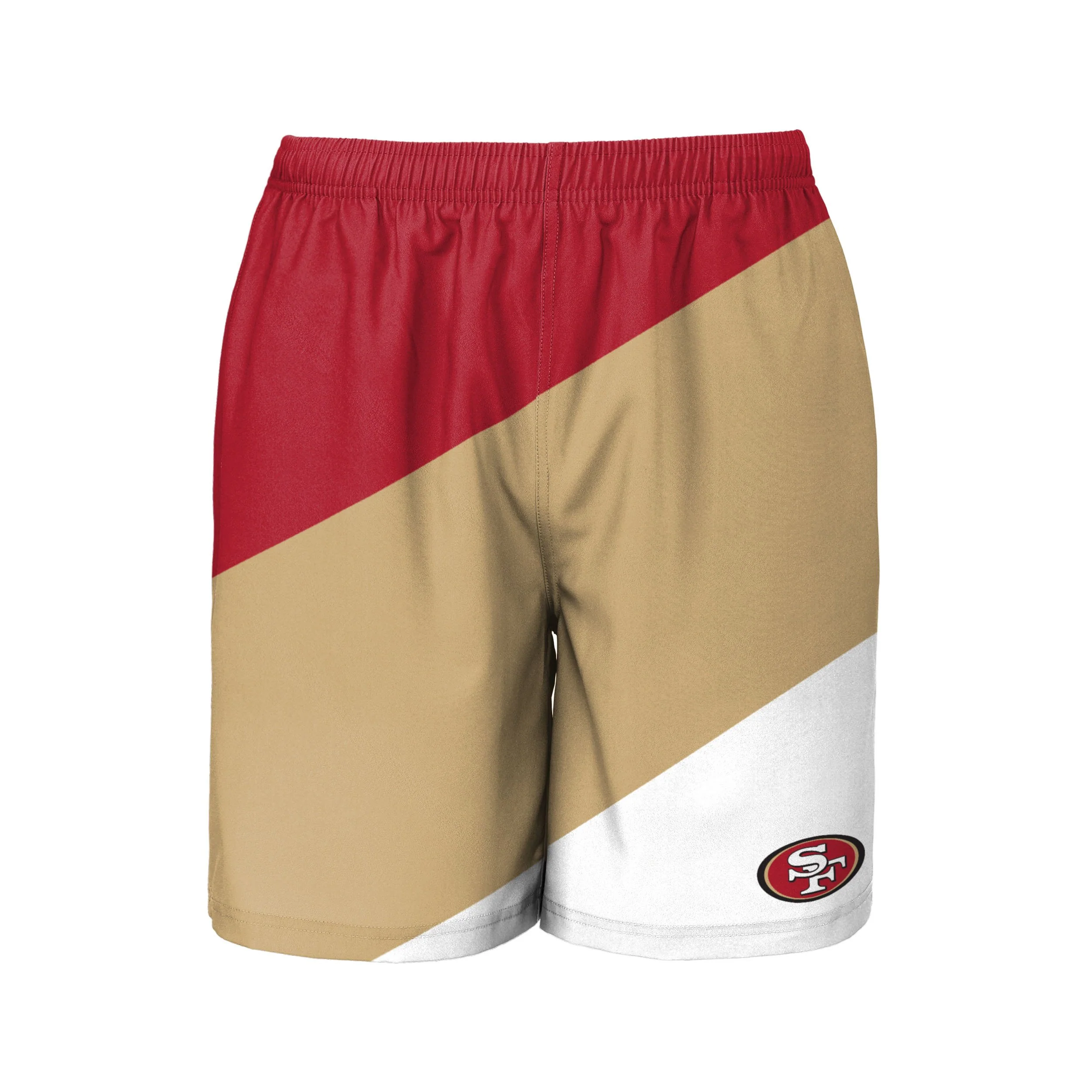 San Francisco 49ers NFL Mens Colorblock Double Down Liner Training Shorts - Image 4