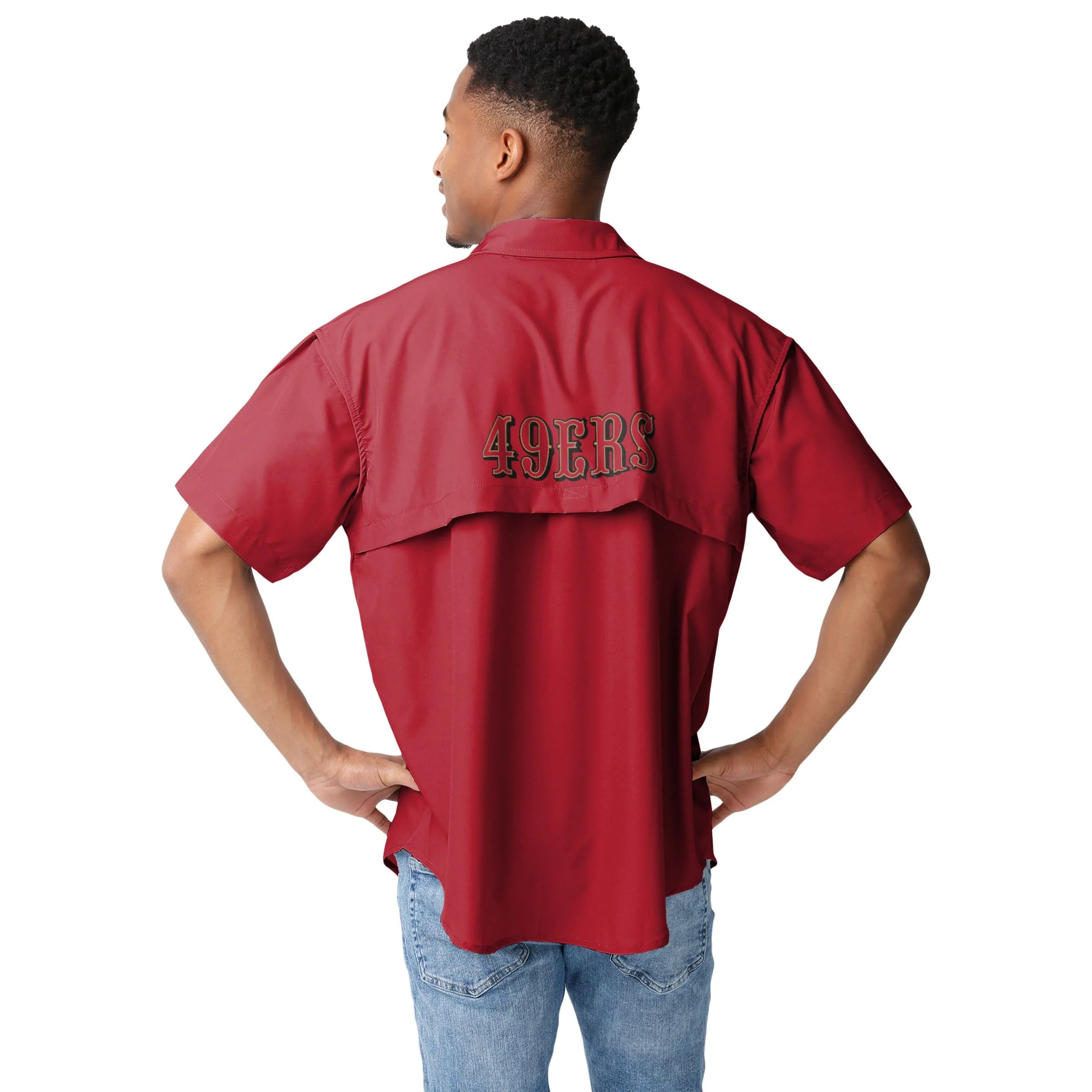 San Francisco 49ers NFL Mens Gone Fishing Shirt - Image 4