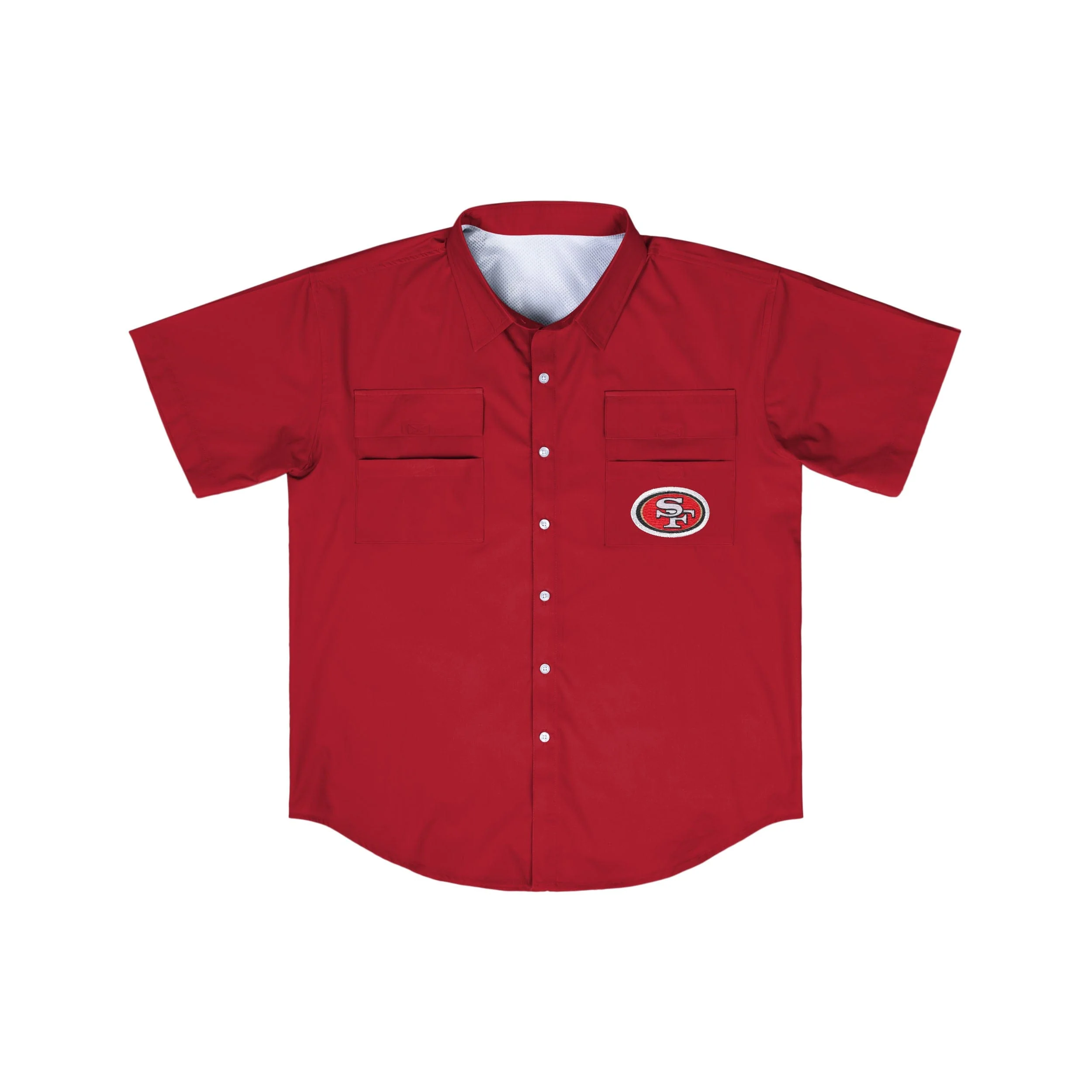 San Francisco 49ers NFL Mens Gone Fishing Shirt - Image 7
