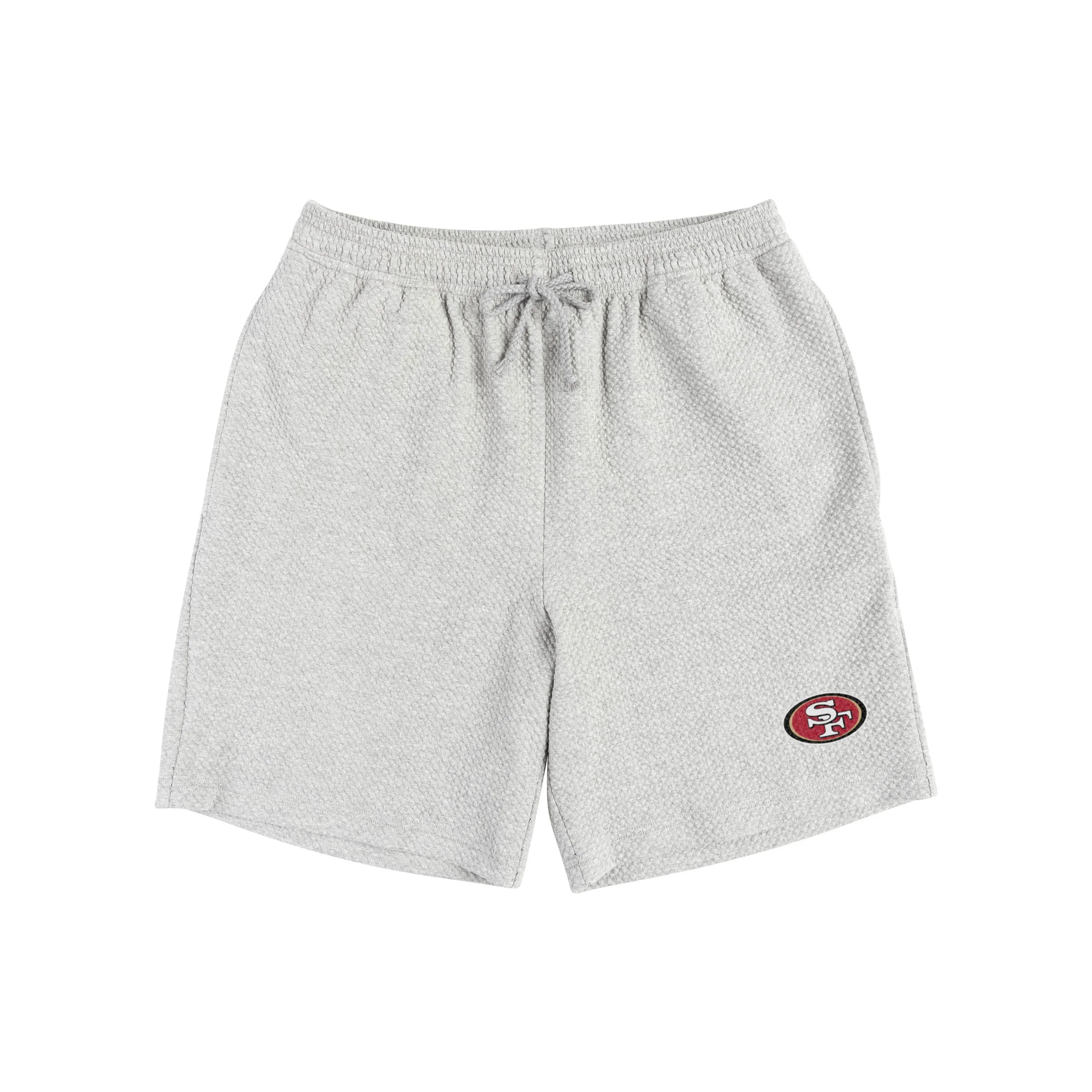 San Francisco 49ers NFL Mens Gray Woven Shorts - Image 4