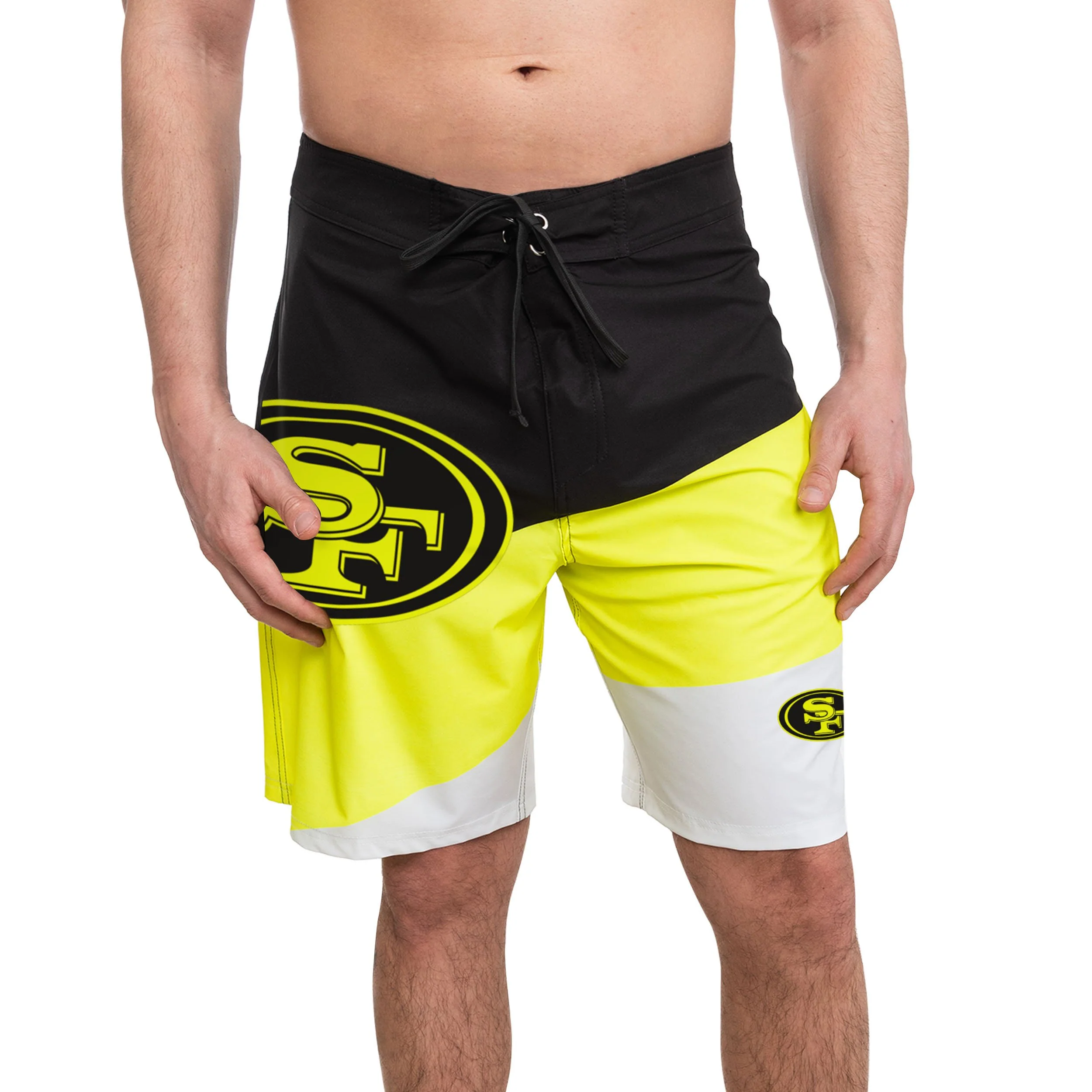 San Francisco 49ers NFL Mens Highlights Boardshorts - Image 2