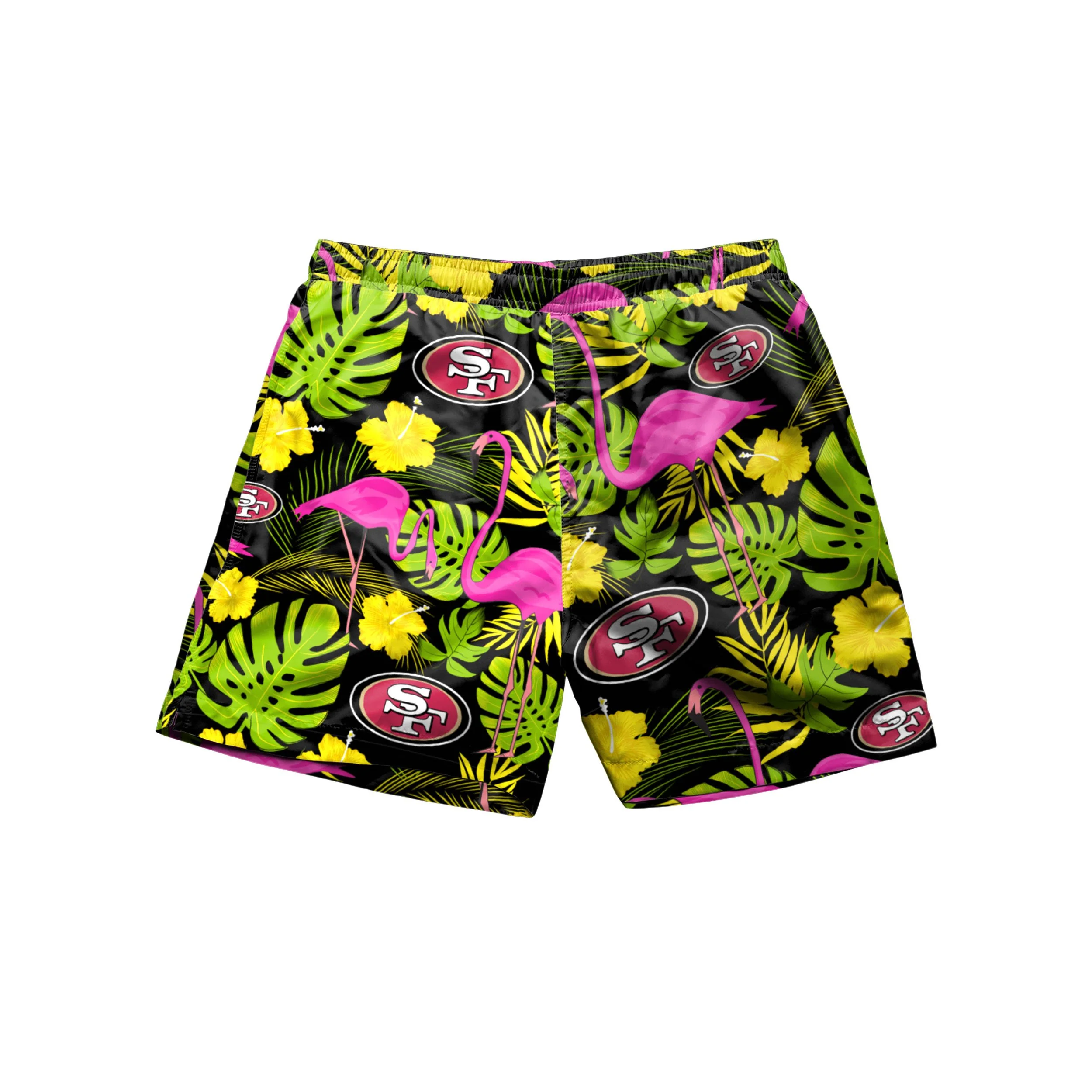 San Francisco 49ers NFL Mens Highlights Swimming Trunks - Image 3