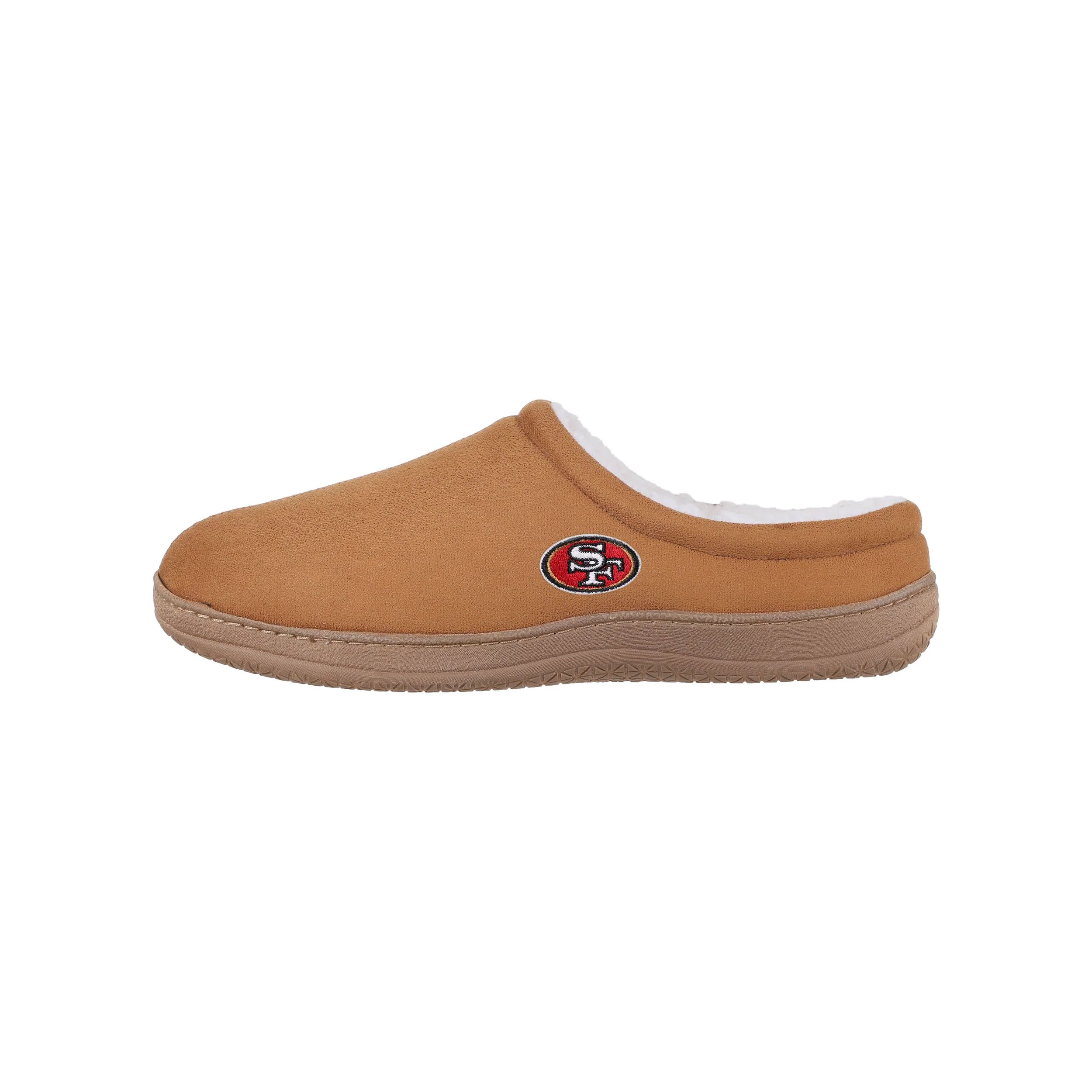 San Francisco 49ers NFL Mens Low Top Suede Slippers - Image 2