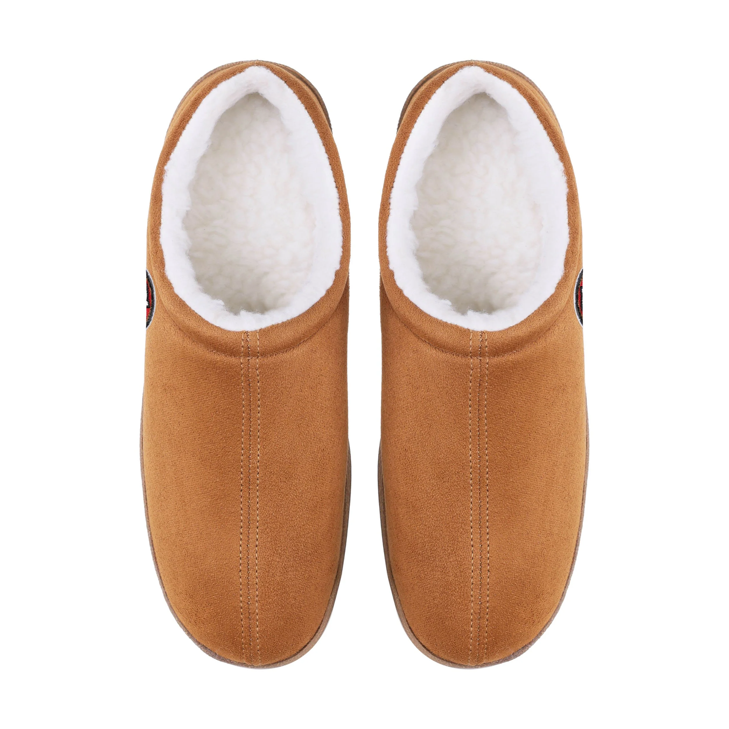 San Francisco 49ers NFL Mens Low Top Suede Slippers - Image 4