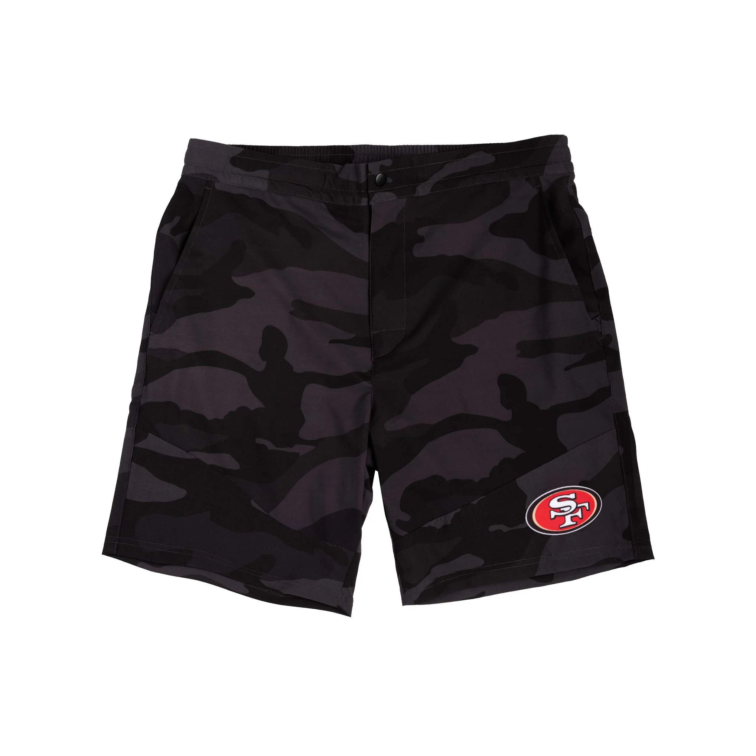 San Francisco 49ers NFL Mens Nightcap Camo Walking Shorts - Image 4