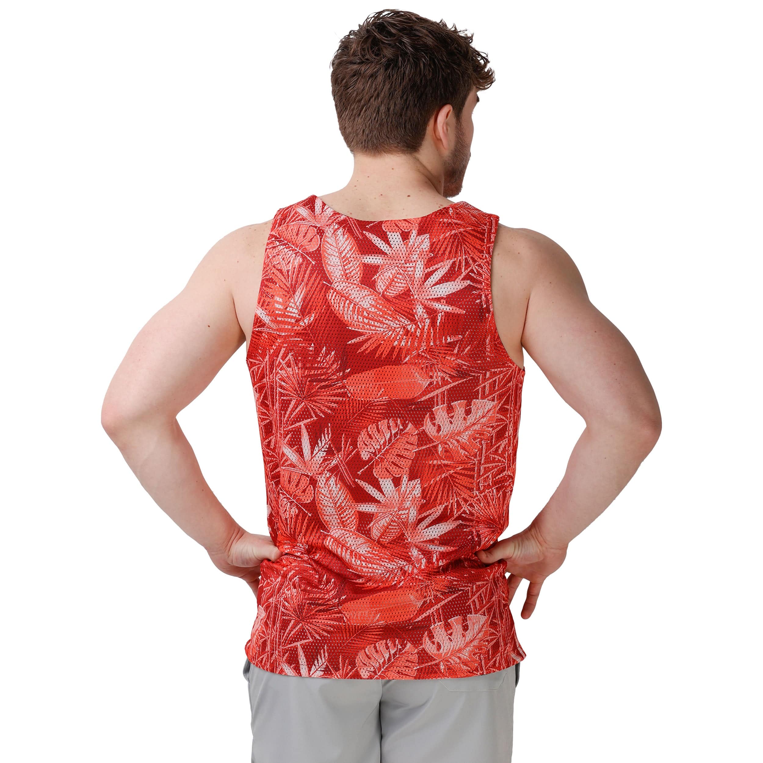 San Francisco 49ers NFL Mens Reversible Floral Change-Up Sleeveless Top - Image 4