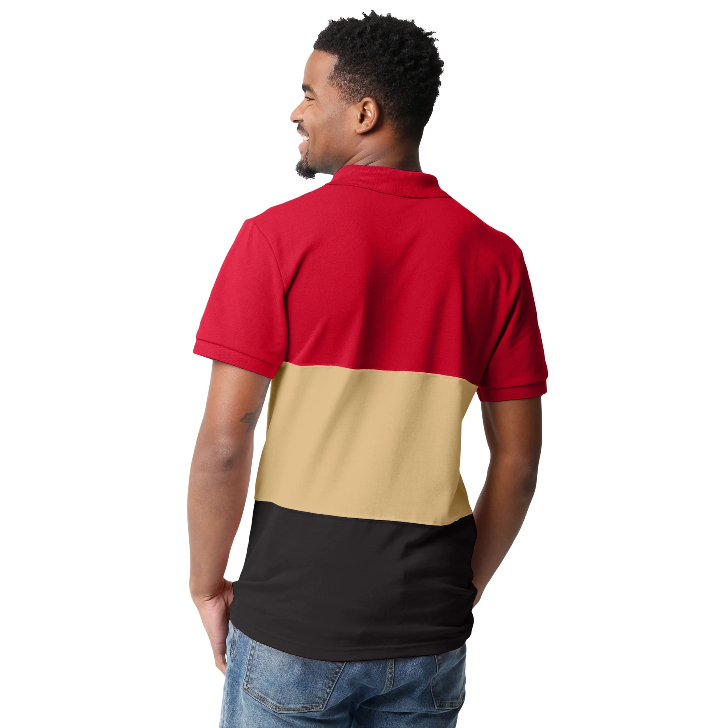 San Francisco 49ers NFL Mens Rugby Scrum Polo - Image 3