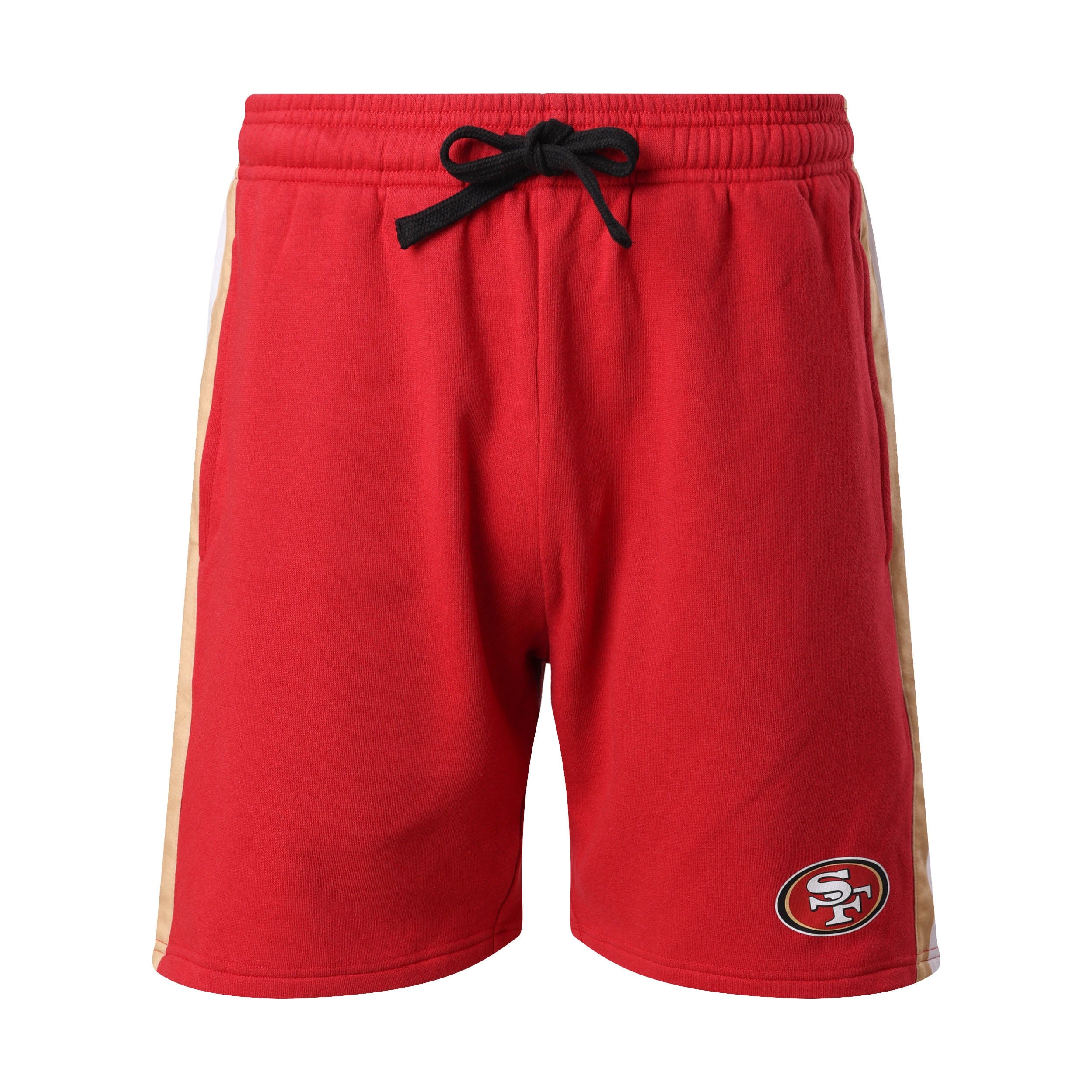 San Francisco 49ers NFL Mens Side Stripe Fleece Shorts - Image 4