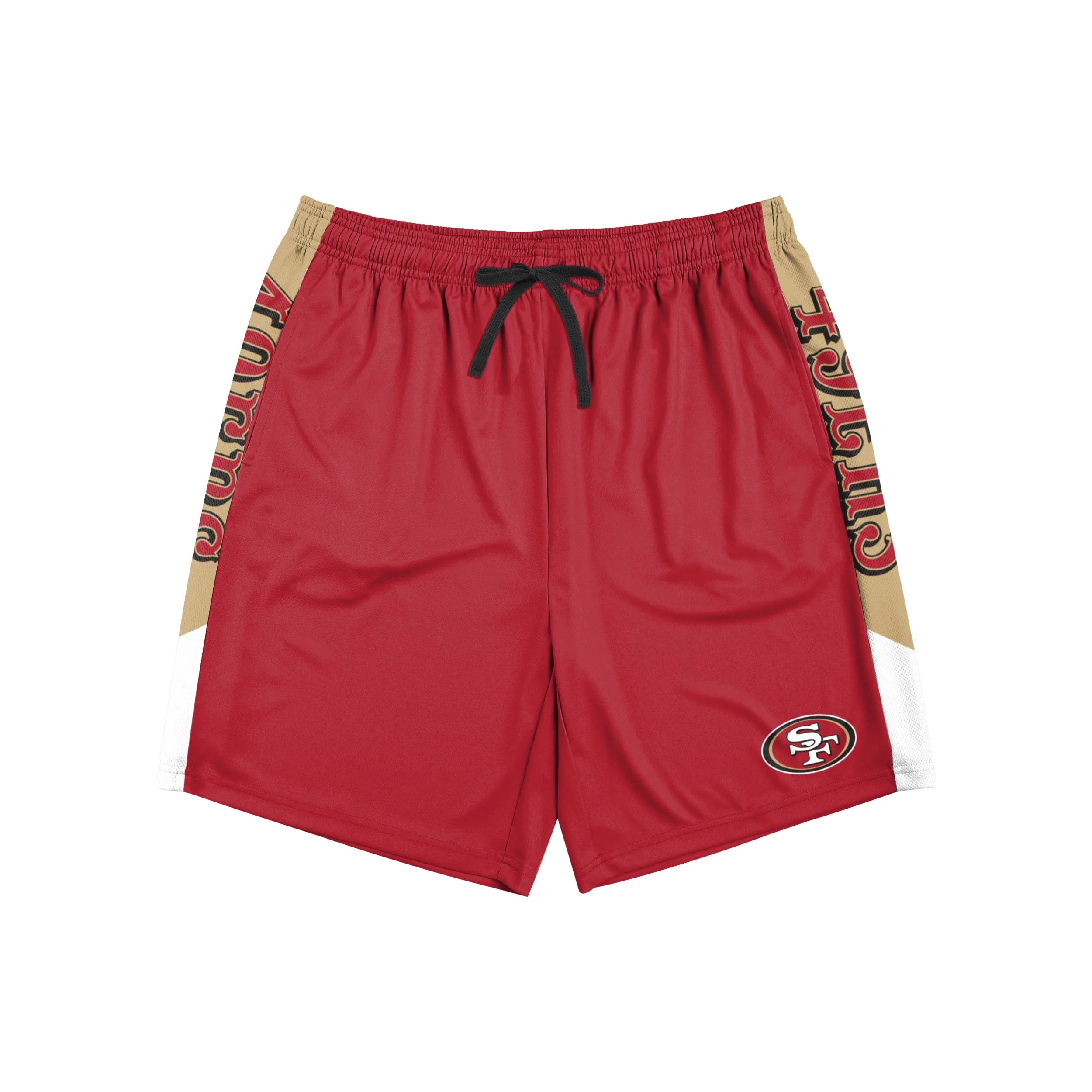 San Francisco 49ers NFL Mens Side Stripe Training Shorts - Image 4