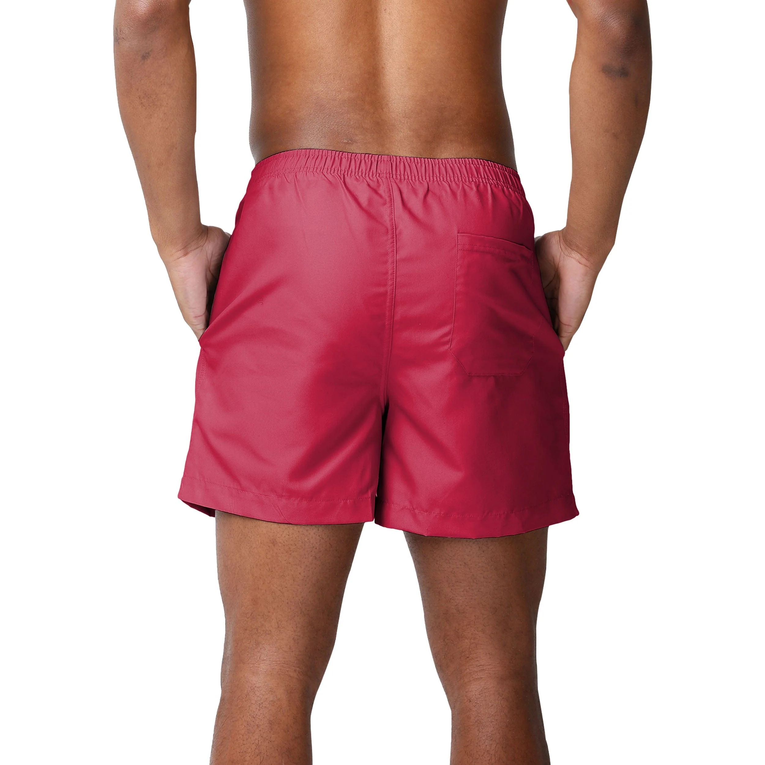 San Francisco 49ers NFL Mens Solid Wordmark 5.5" Swimming Trunks - Image 3
