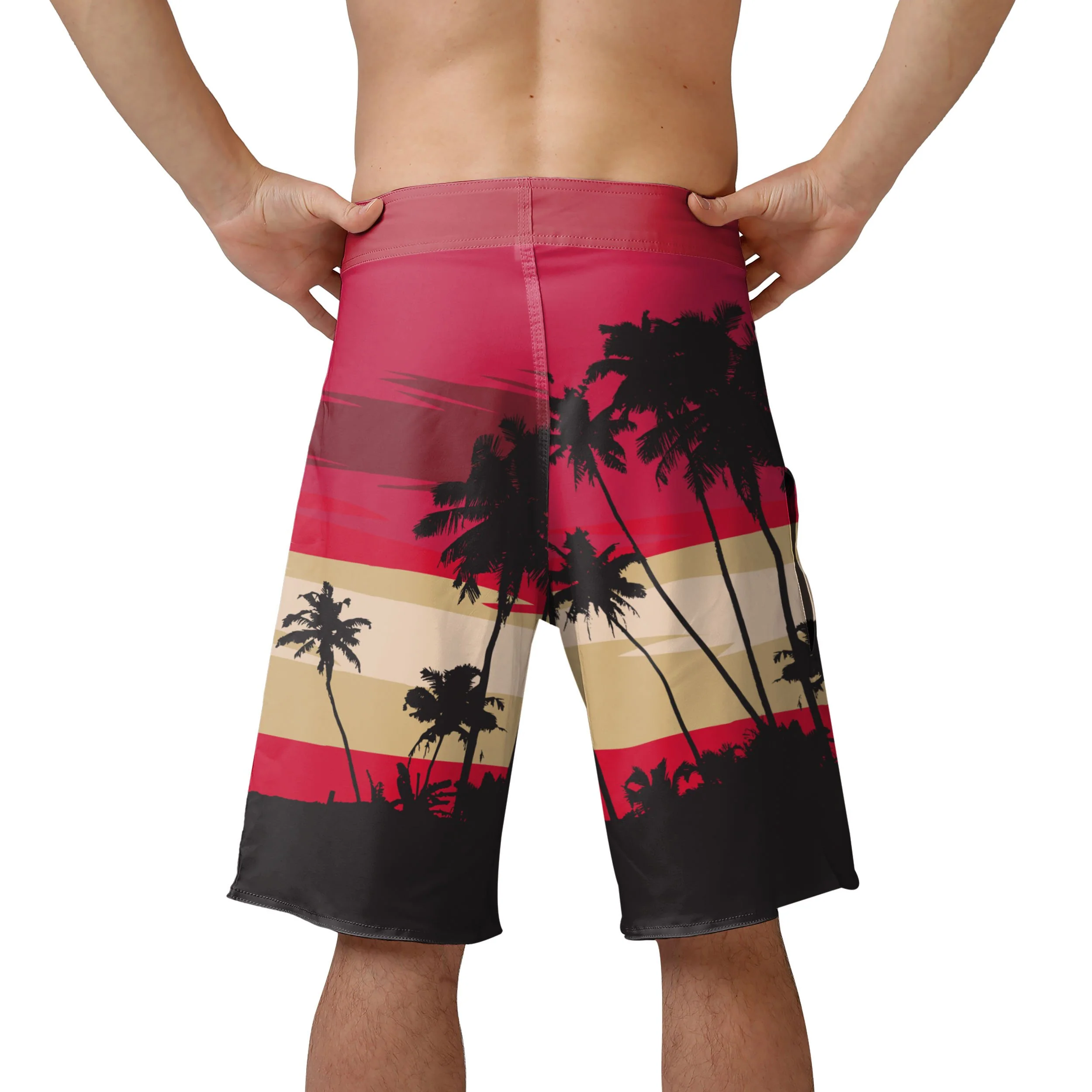 San Francisco 49ers NFL Mens Sunset Boardshorts - Image 3