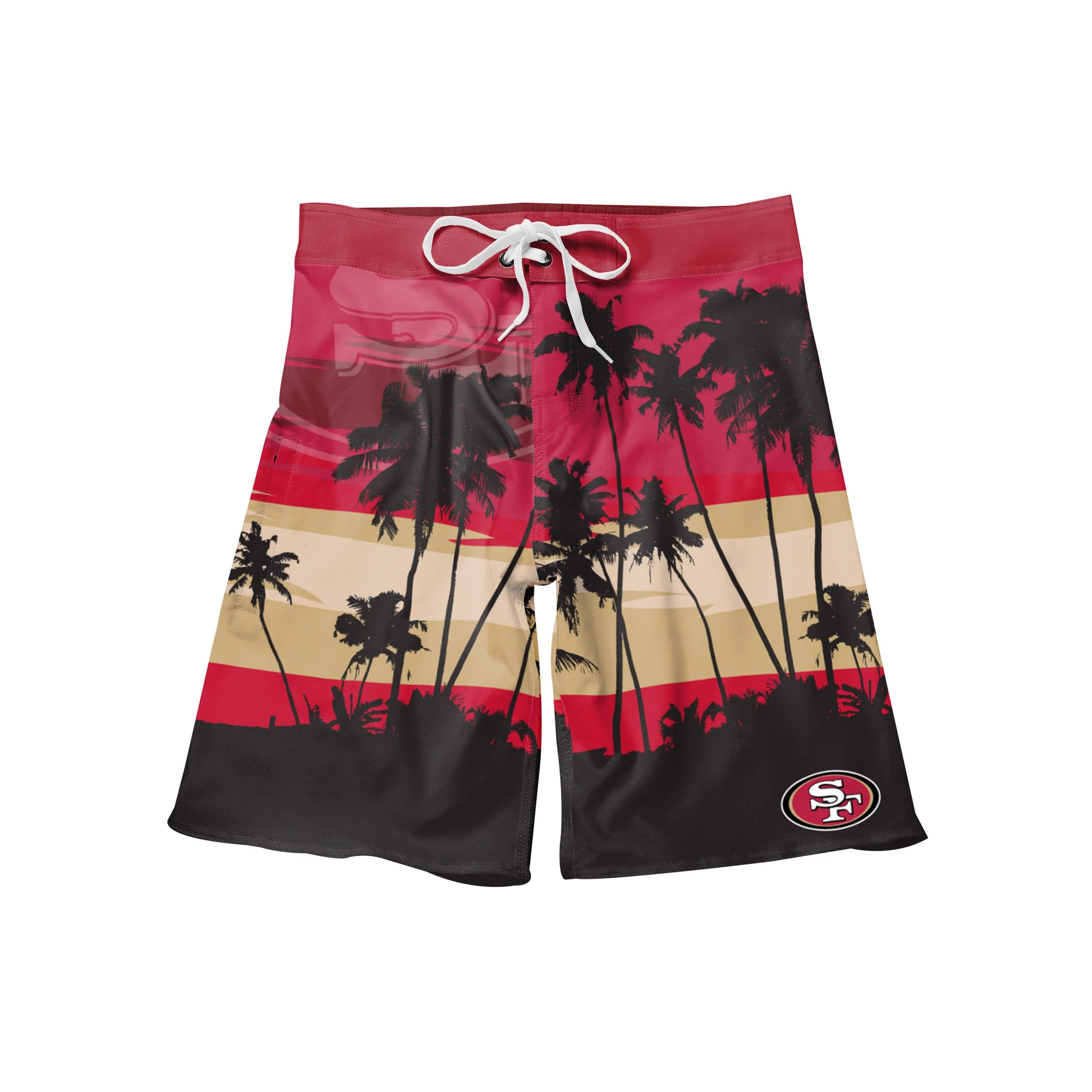 San Francisco 49ers NFL Mens Sunset Boardshorts - Image 4