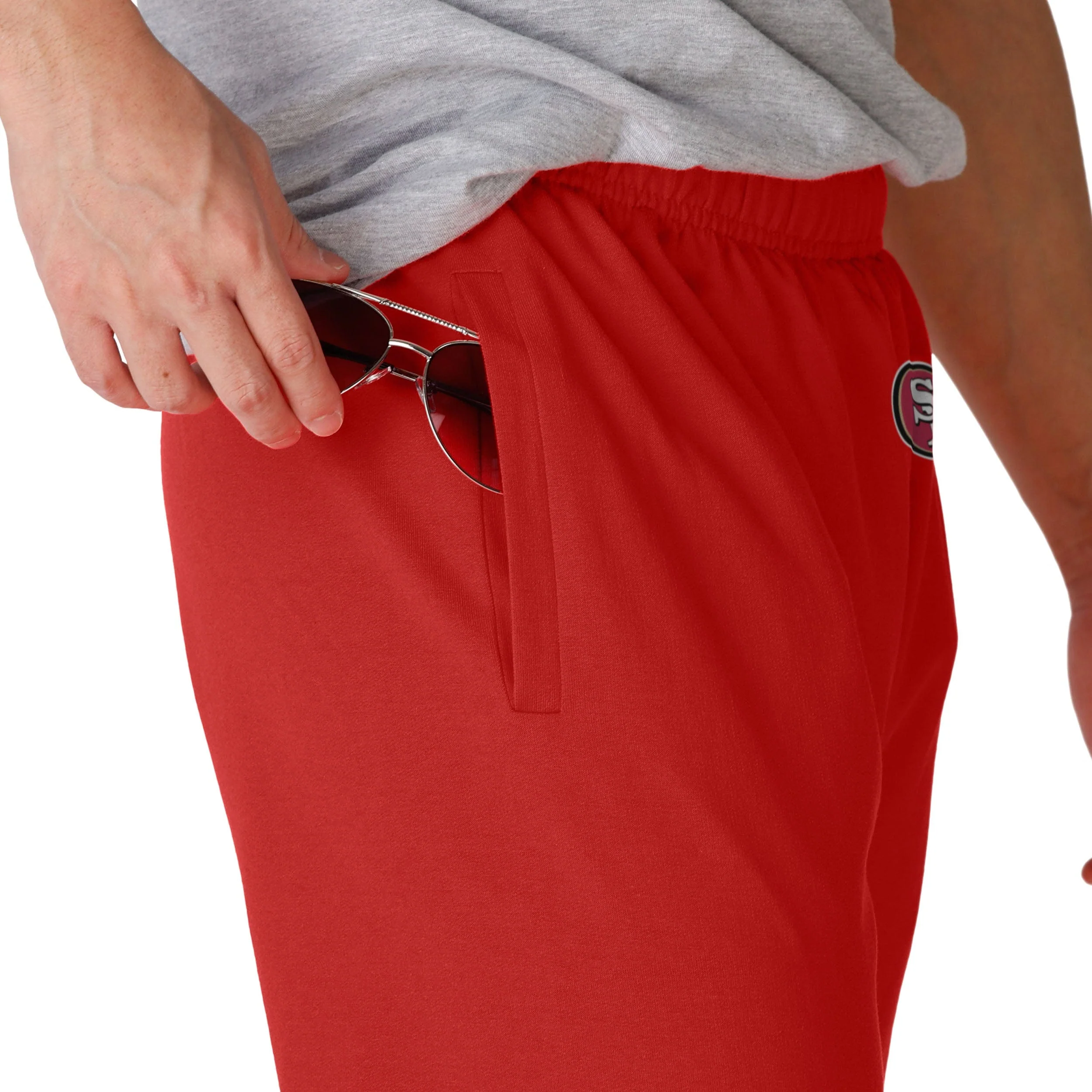 San Francisco 49ers NFL Mens Team Color Joggers - Image 3