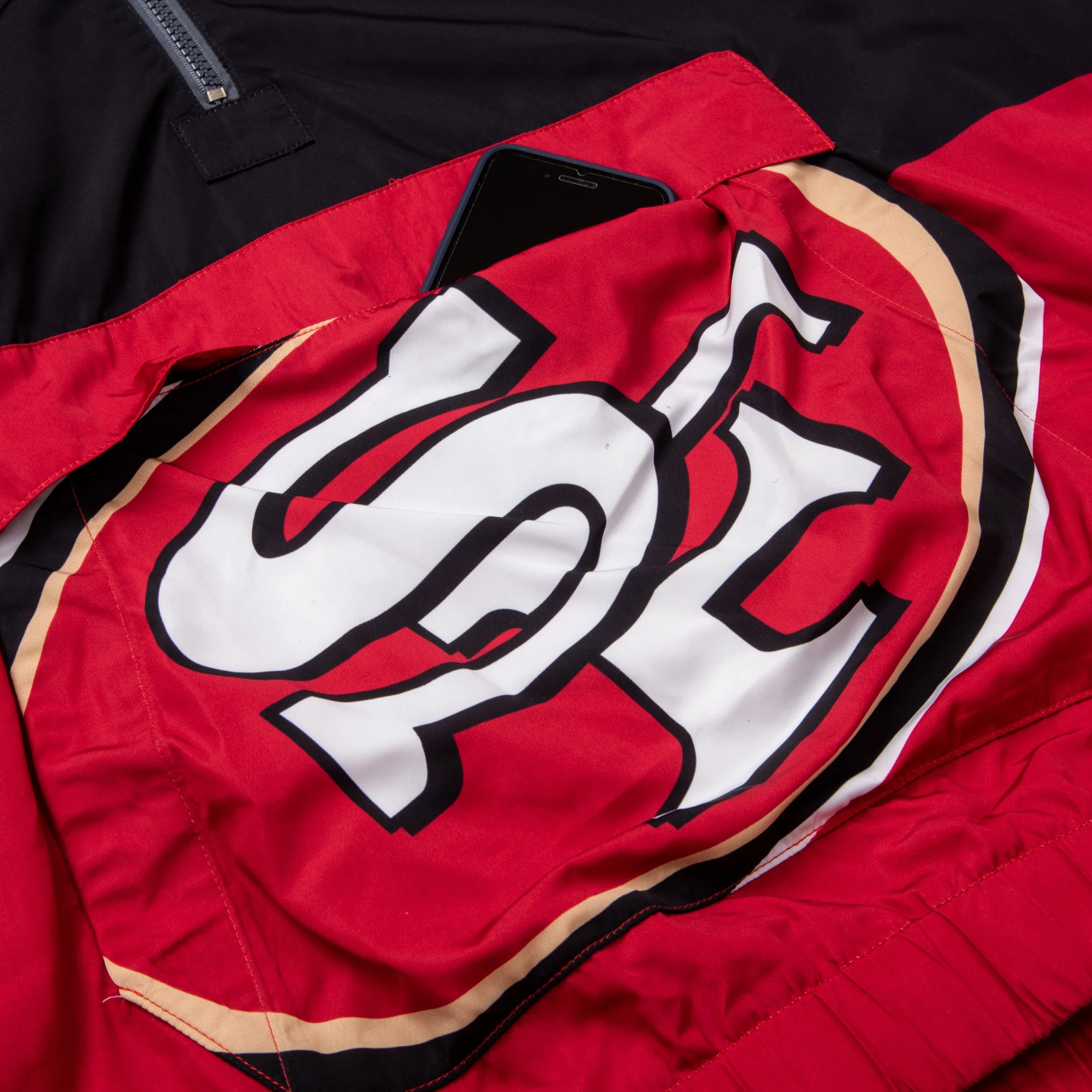 San Francisco 49ers NFL Mens Warm-Up Windbreaker - Image 3