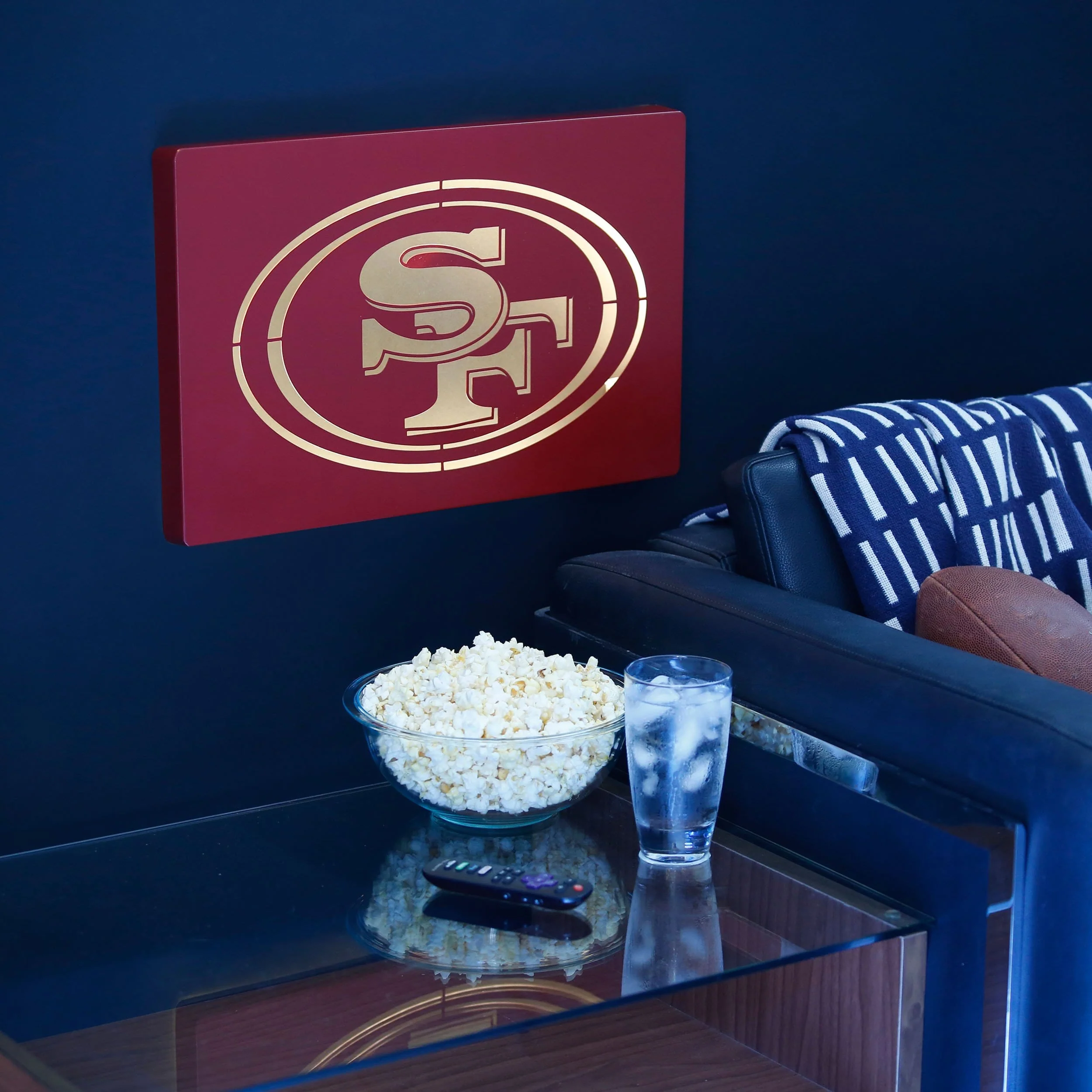 San Francisco 49ers NFL Metal Light Up Logo Sign - Image 2