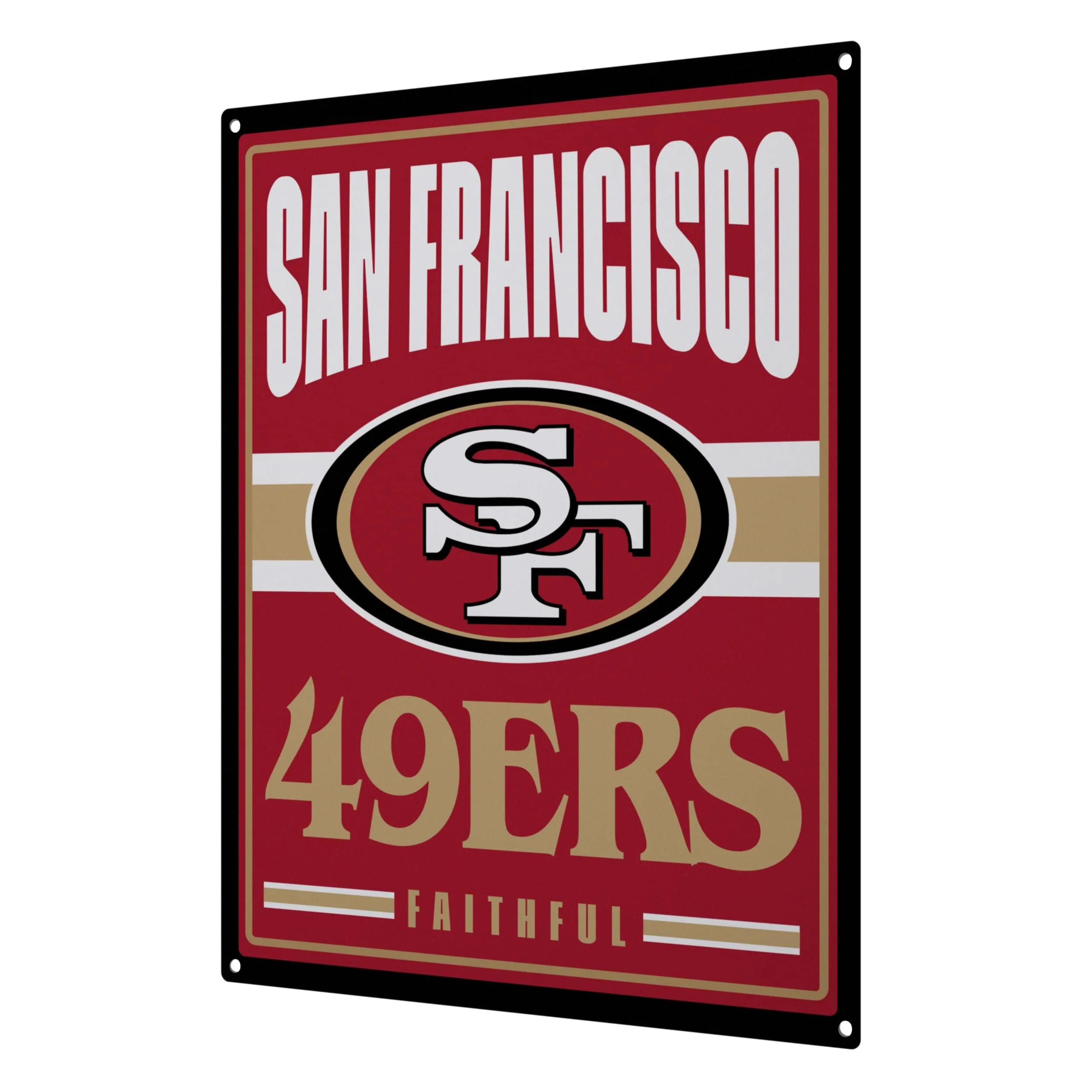 San Francisco 49ers NFL Metal Tacker Wall Sign - Image 2