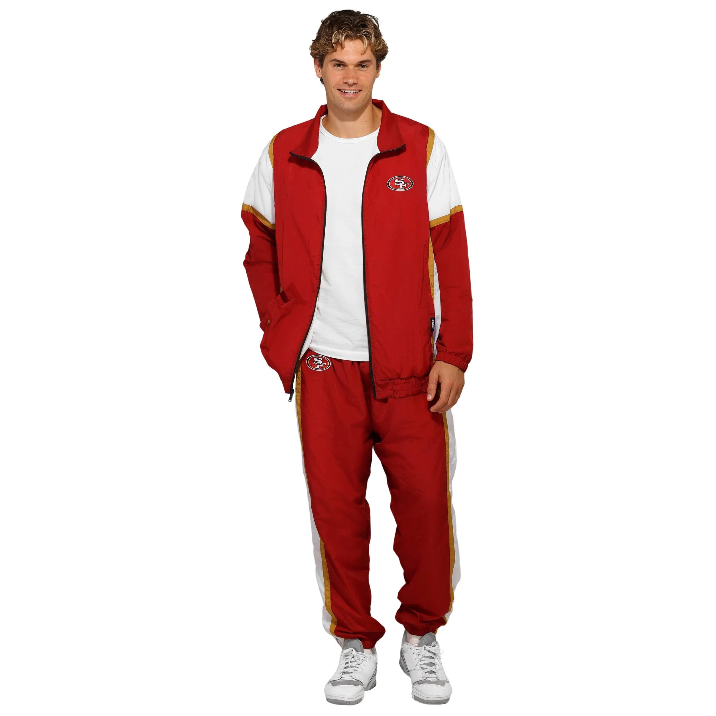 San Francisco 49ers NFL Nylon Crinkle Gameday Pants - Image 6