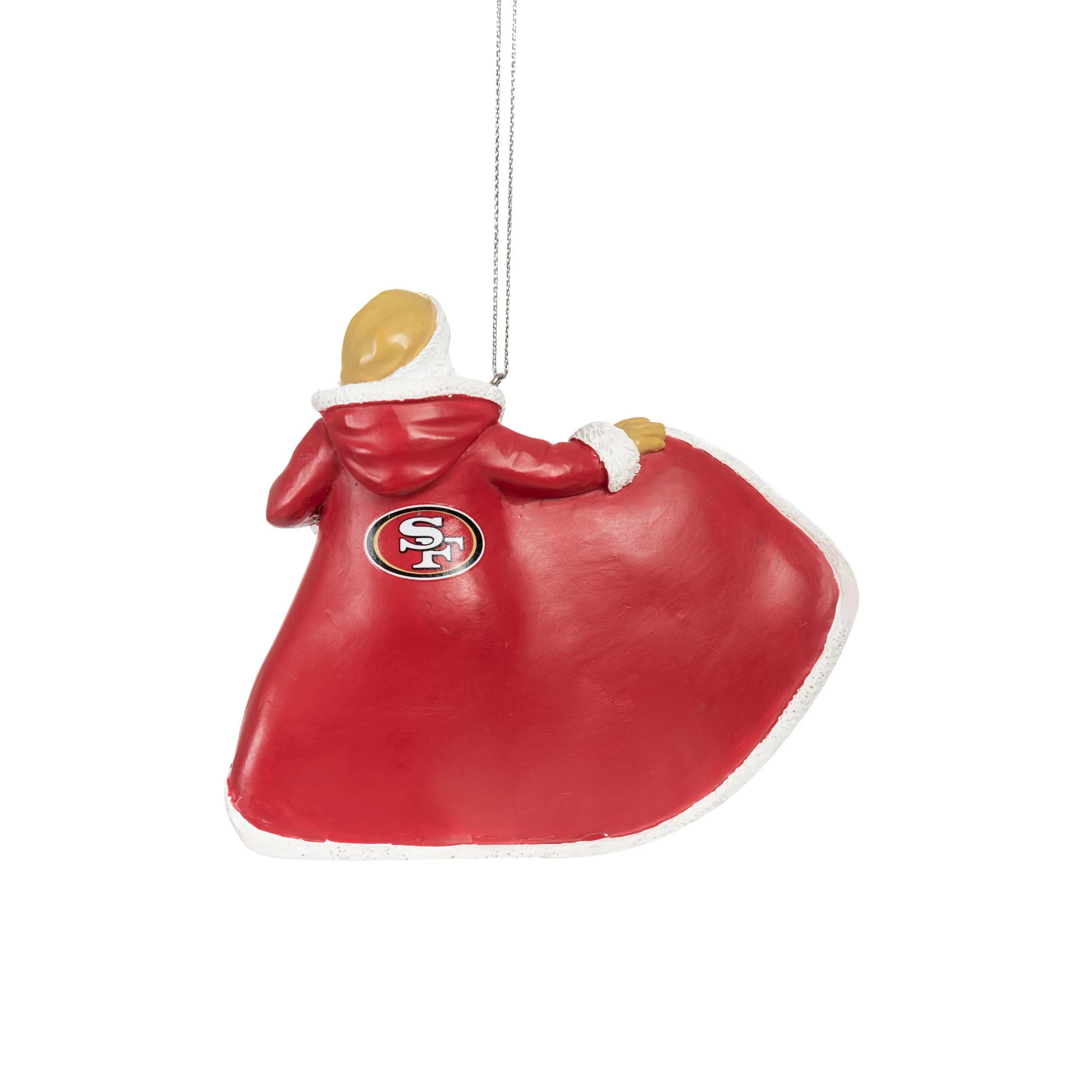 San Francisco 49ers Photoprint Santa Ornament - Image 3