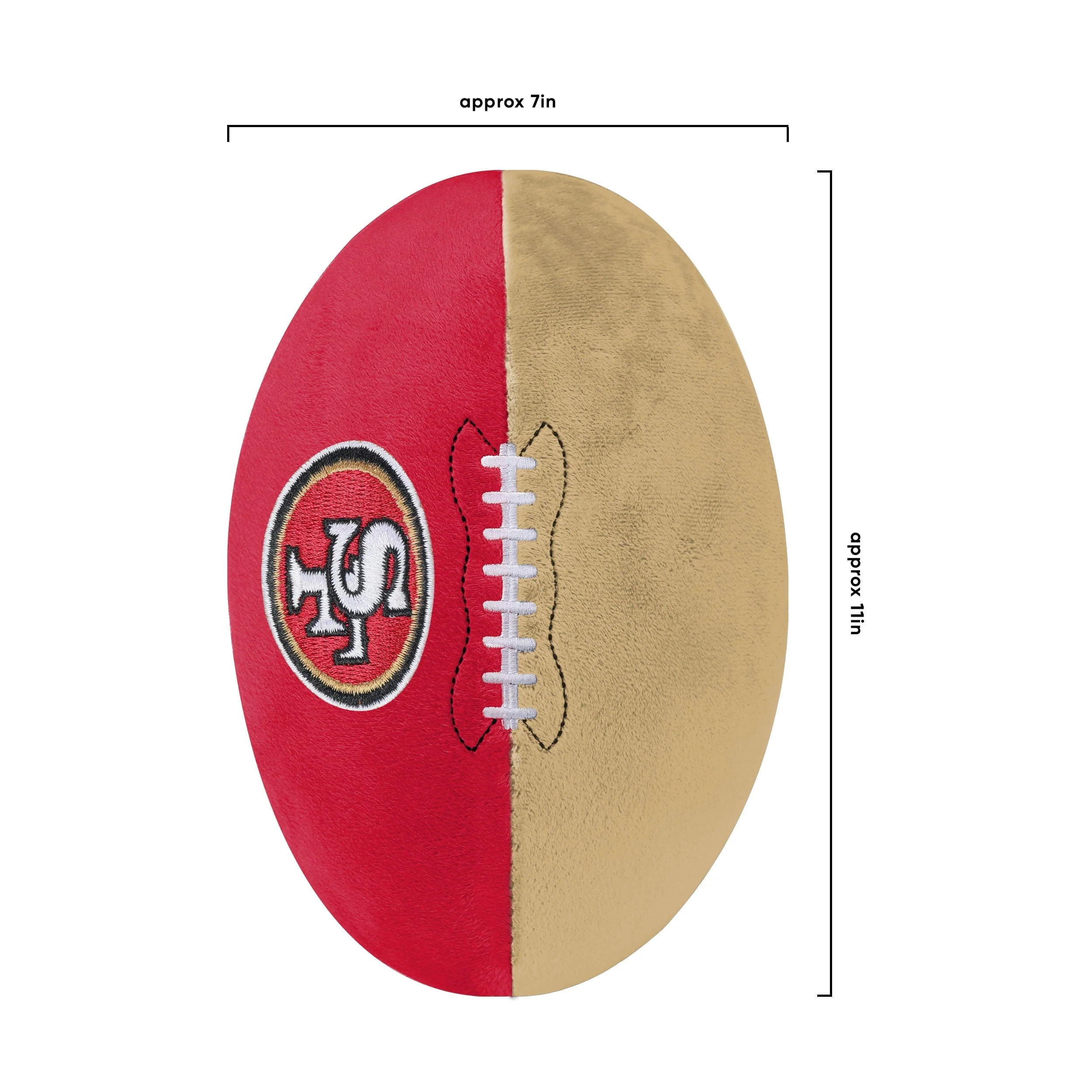 San Francisco 49ers NFL Plush Football - Image 3