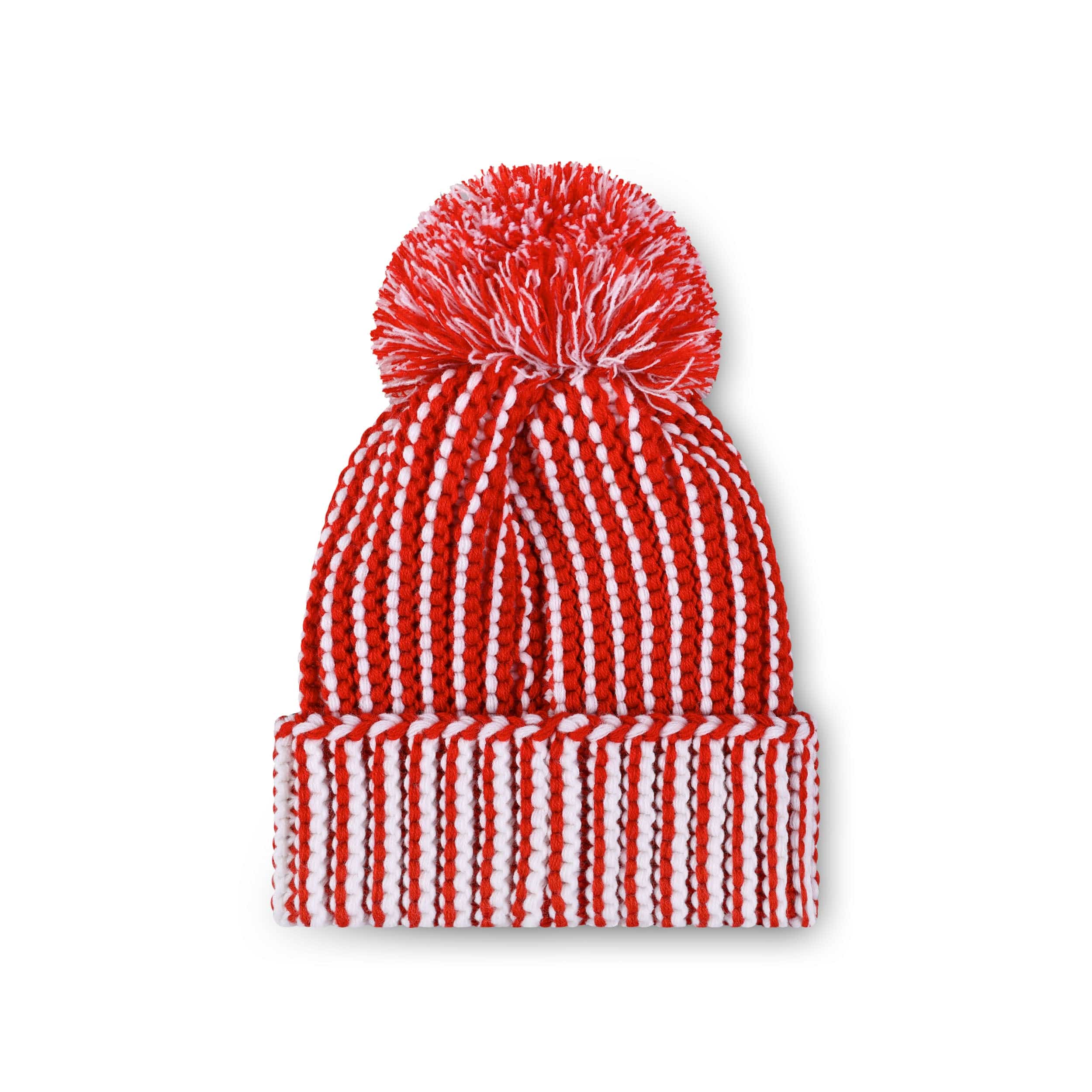 San Francisco 49ers NFL Primary Logo Vertical Knit Pom Beanie - Image 2