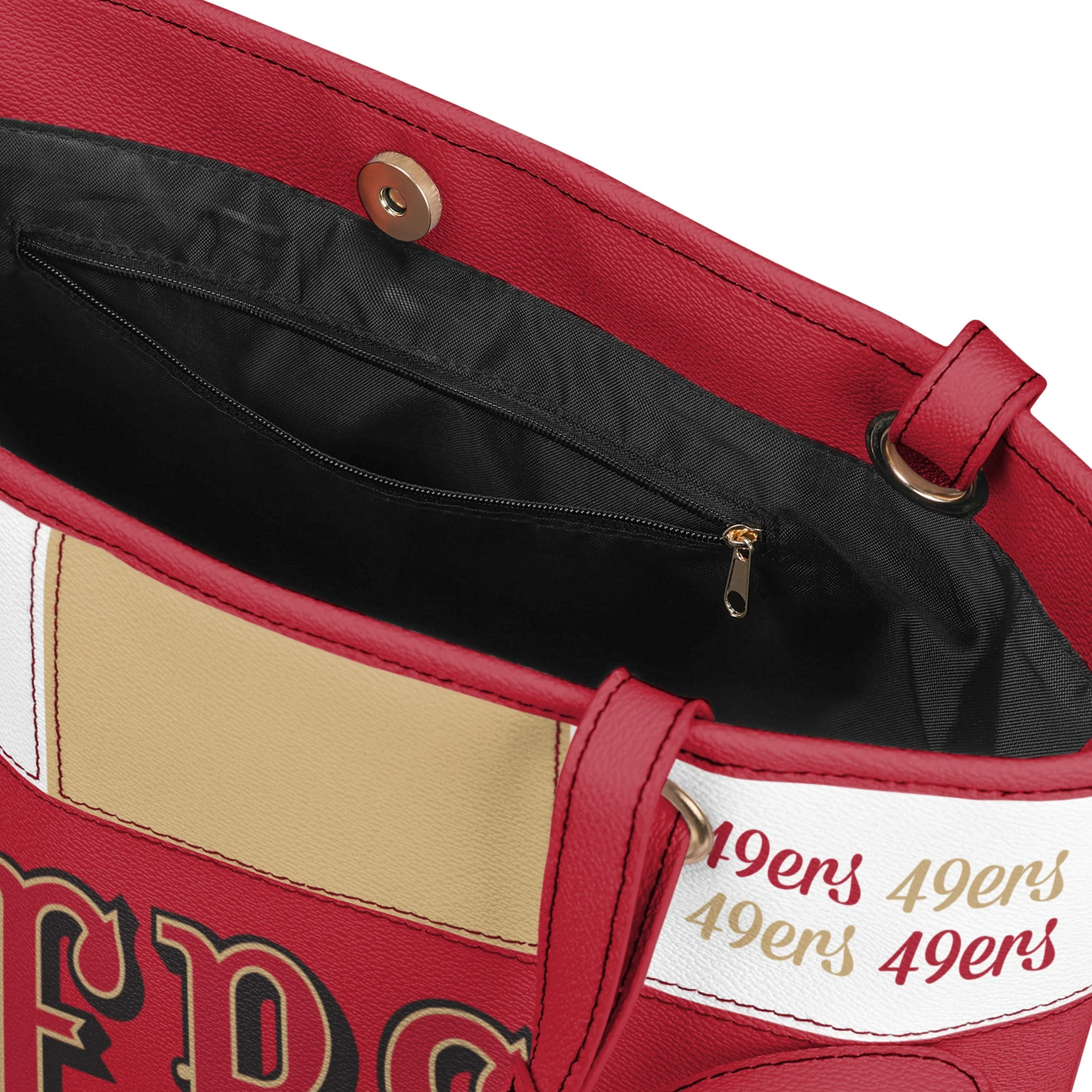 San Francisco 49ers NFL Printed Collage Tote - Image 4